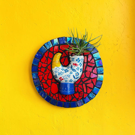 Mosaic Planter. Air Plant Included!