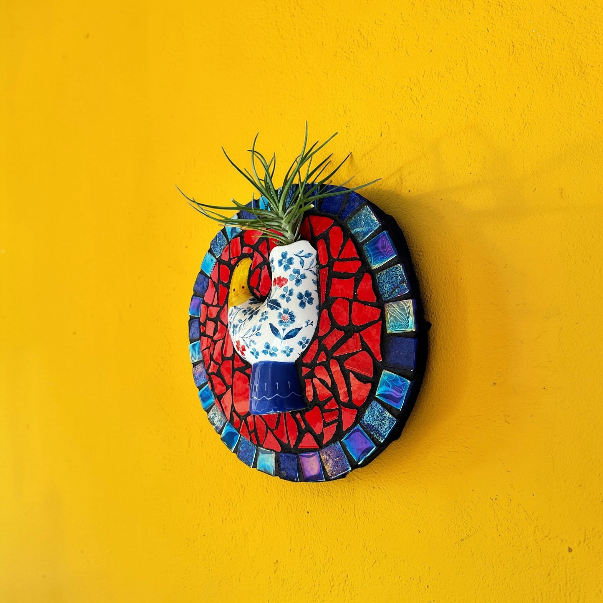 Mosaic Planter. Air Plant Included!