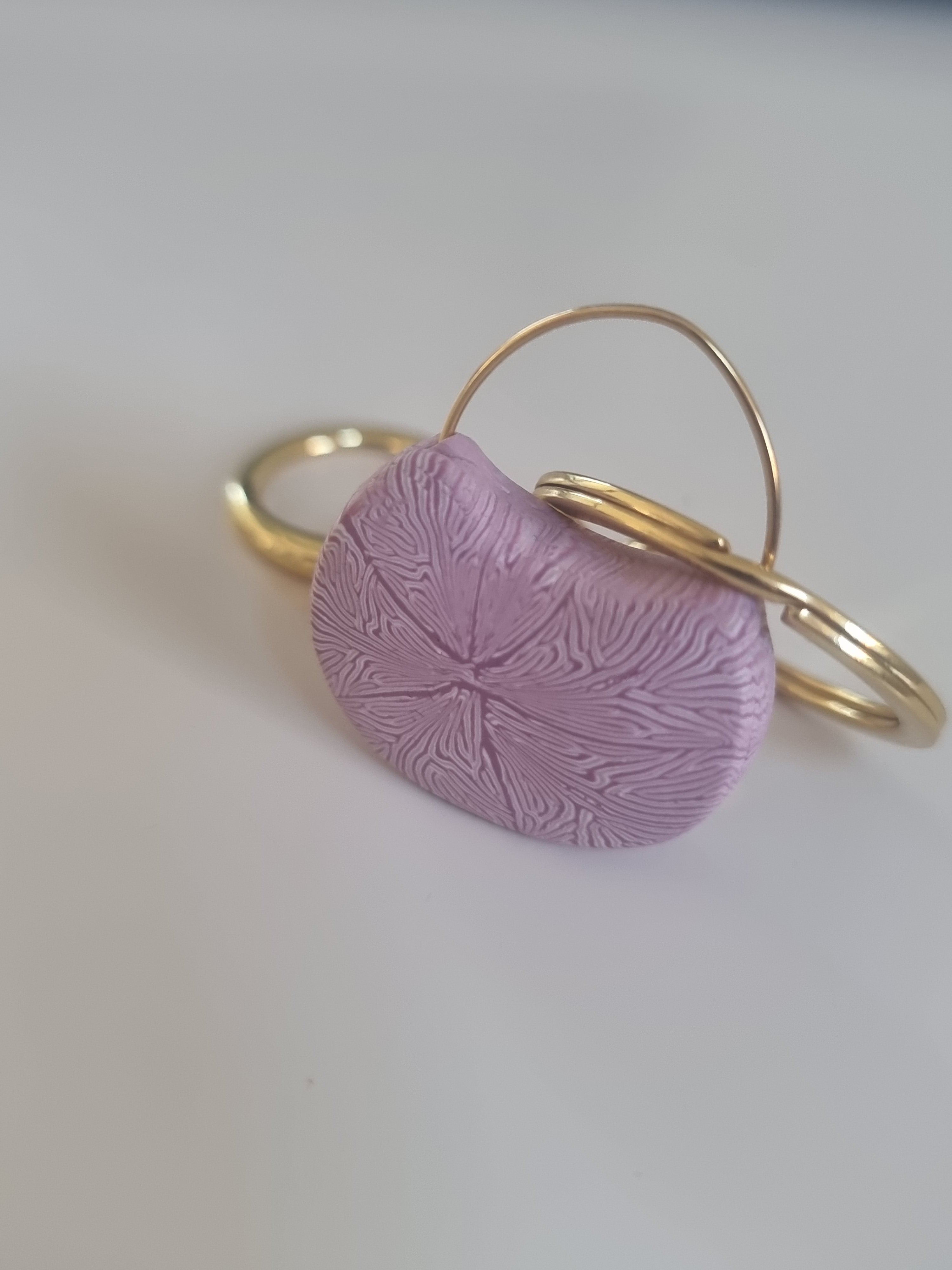 Mini Handbag Keychain - Magenta