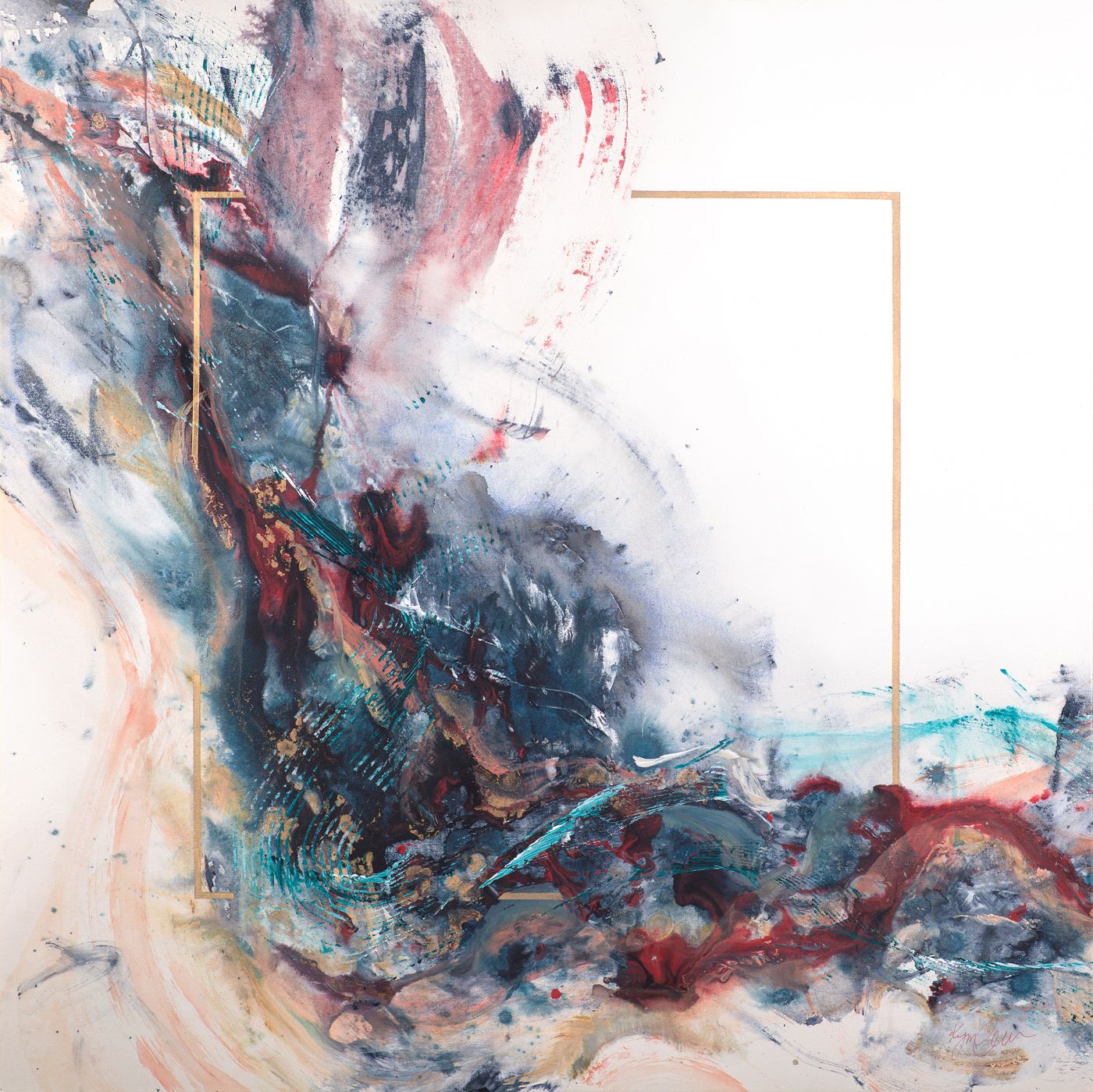 'Finding My Way' | Square Prints | Abstract wall art | Paper or canvas