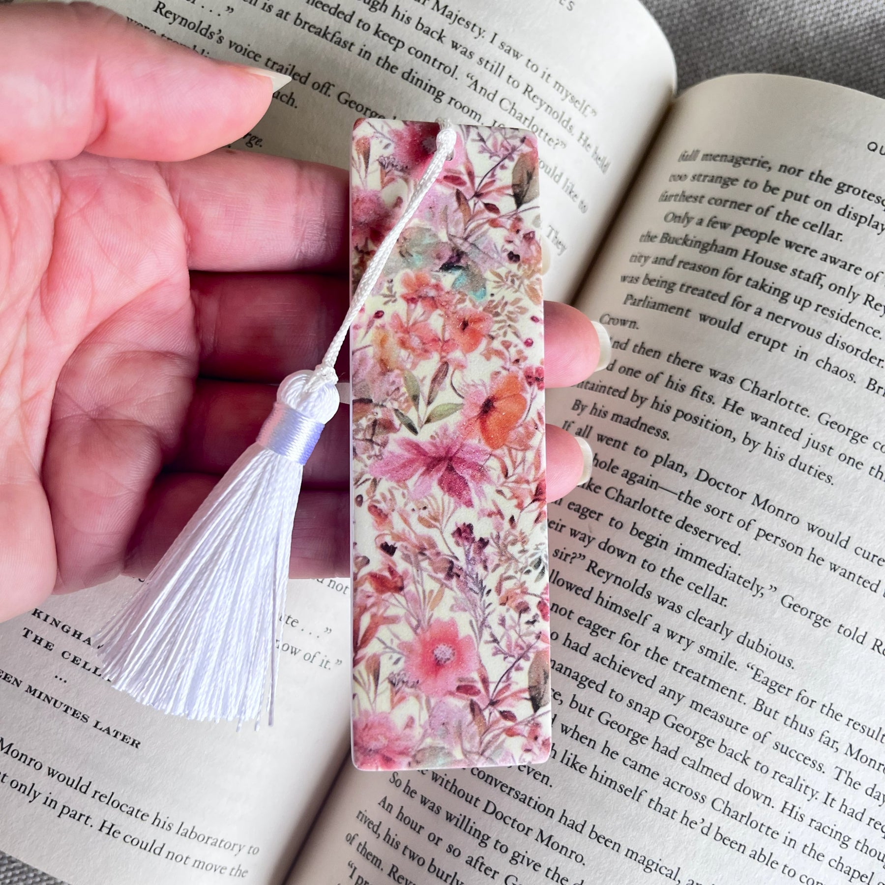 Handmade Bookmarks with Tassel - Polymer Clay - Various Designs