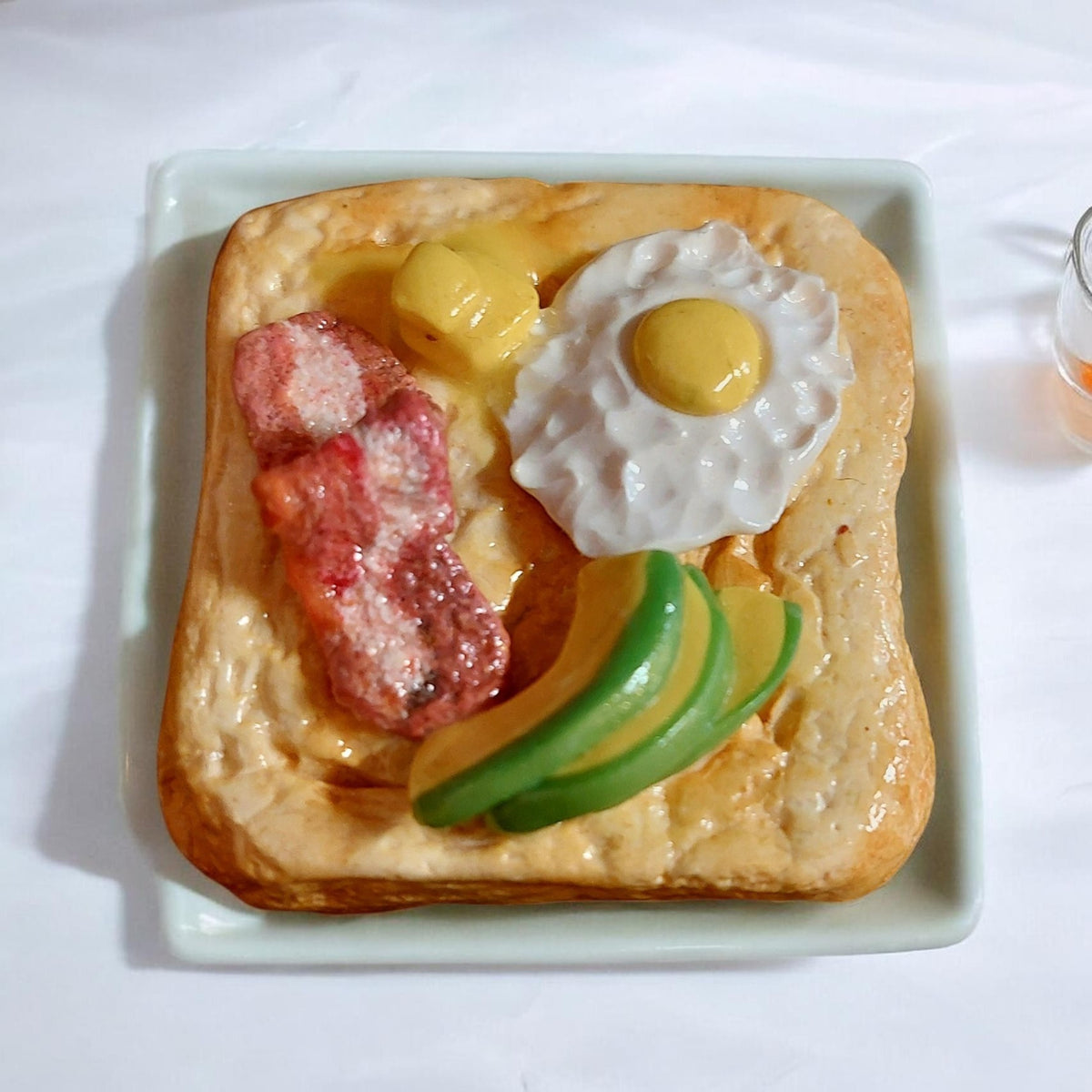 Decorative Fridge Magnets | Polymer Clay Miniature Breakfast Foods | Food Inspired