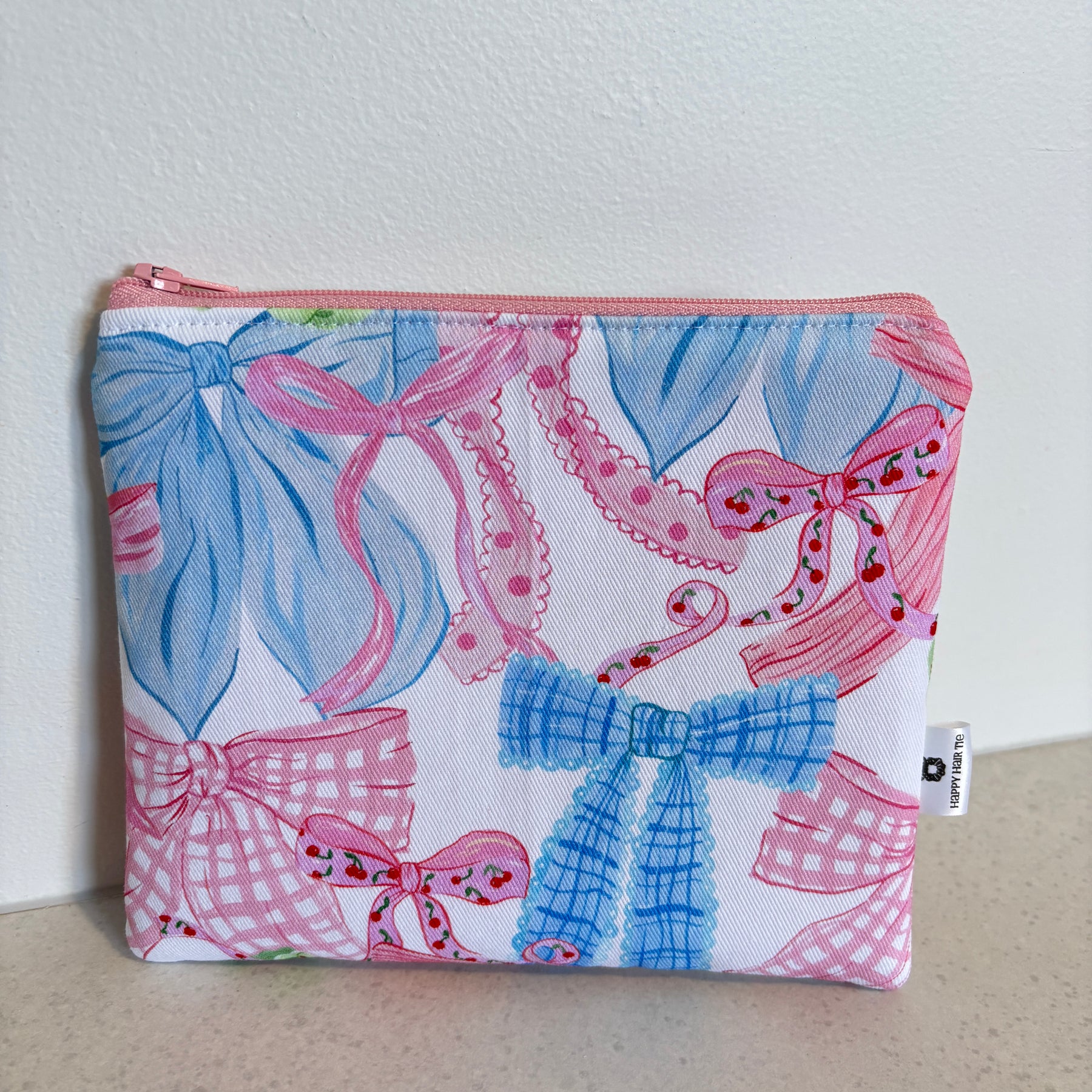 Medium & Large Handmade Fabric Zipper Pouches – Makeup & Travel Organiser