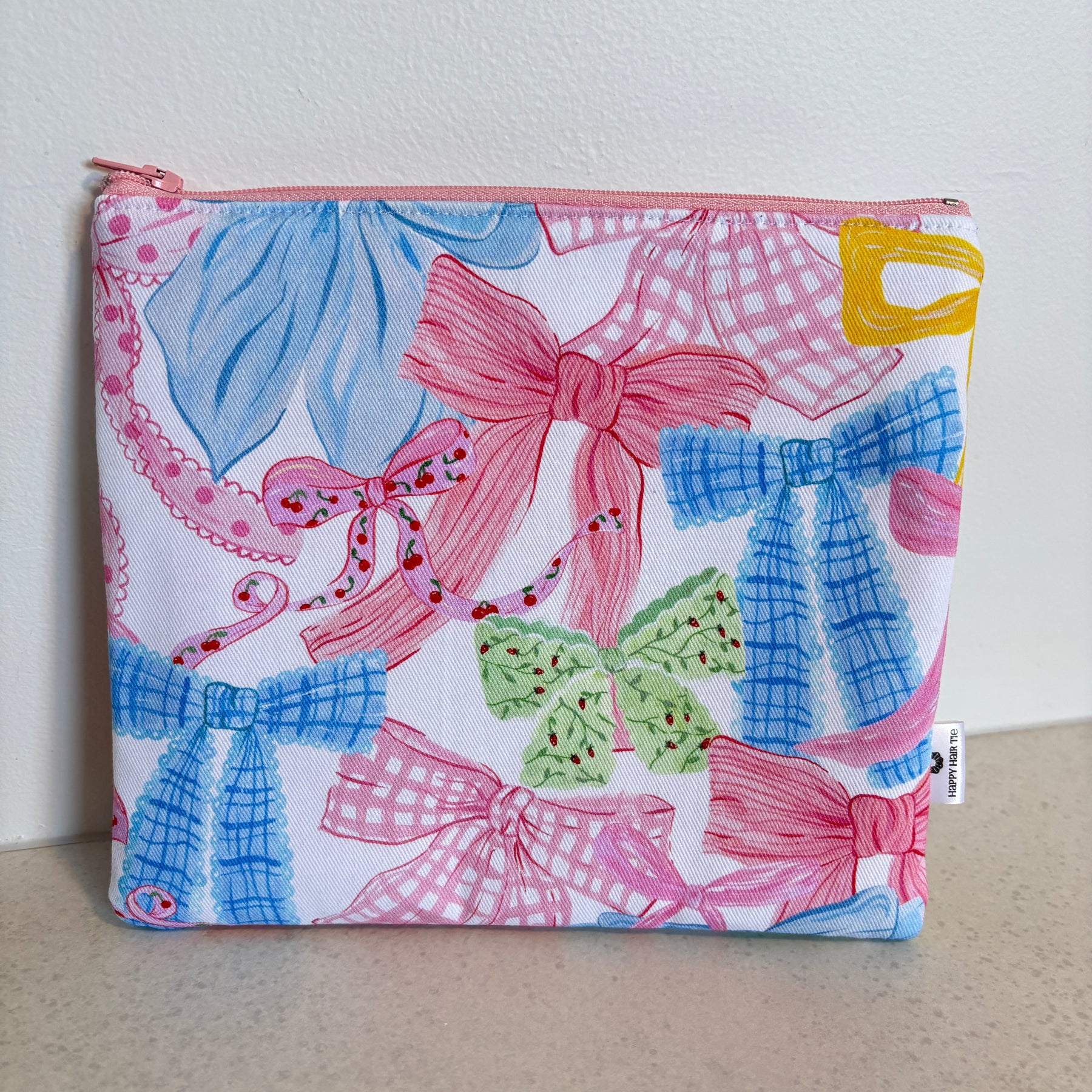 Medium & Large Handmade Fabric Zipper Pouches – Makeup & Travel Organiser