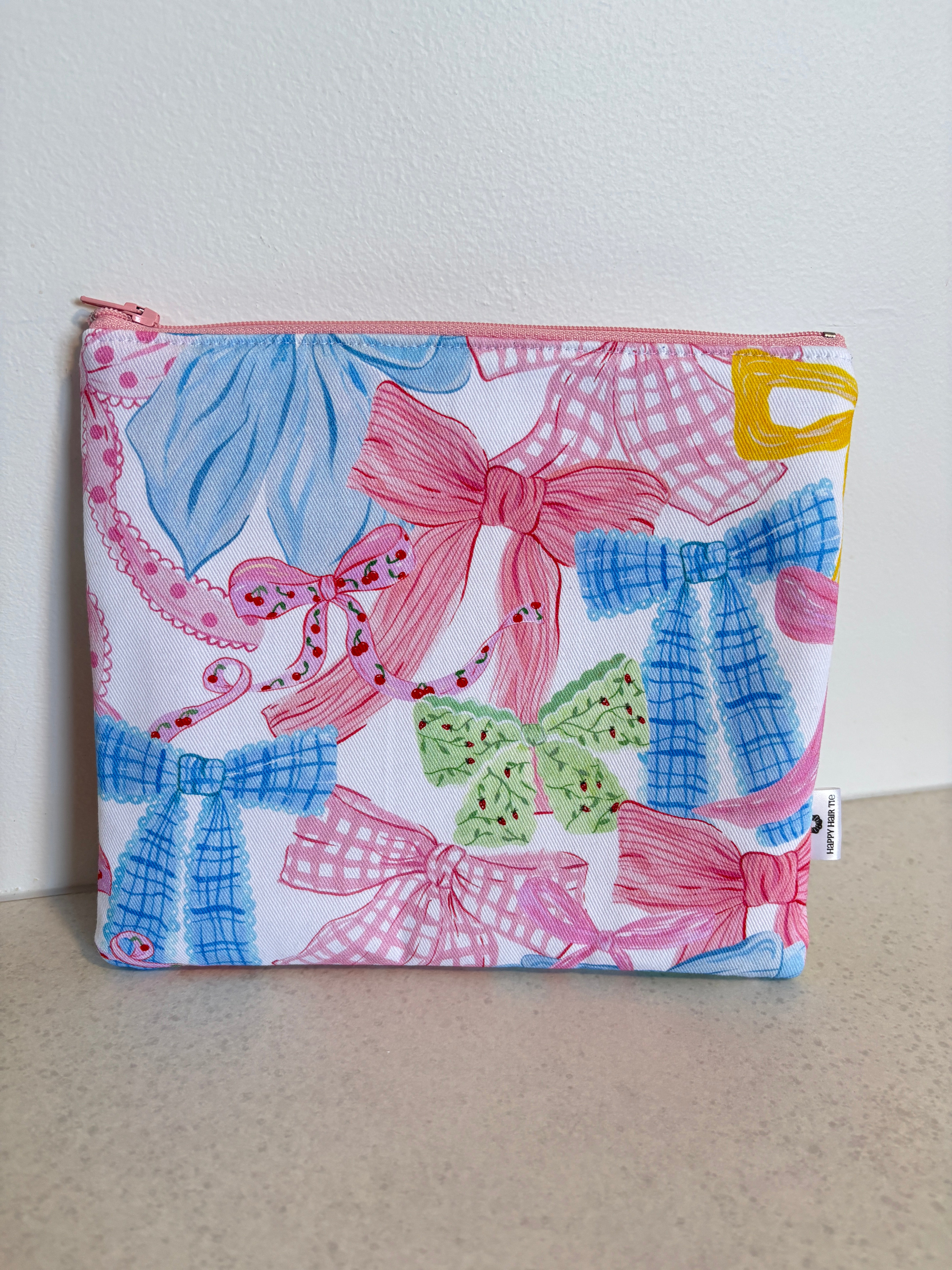 Medium & Large Handmade Fabric Zipper Pouches – Makeup & Travel Organiser