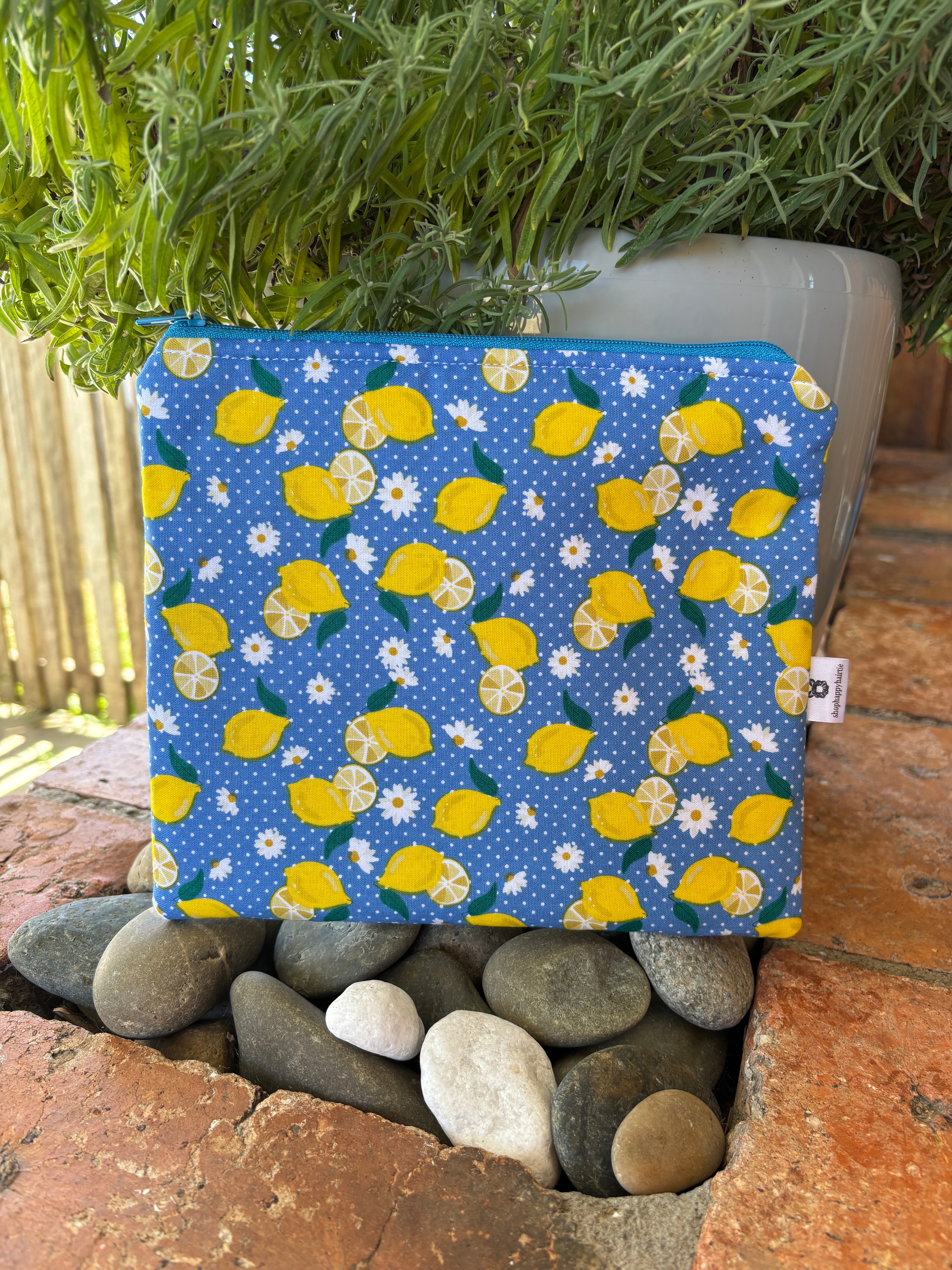 Medium & Large Handmade Fabric Zipper Pouches – Makeup & Travel Organiser