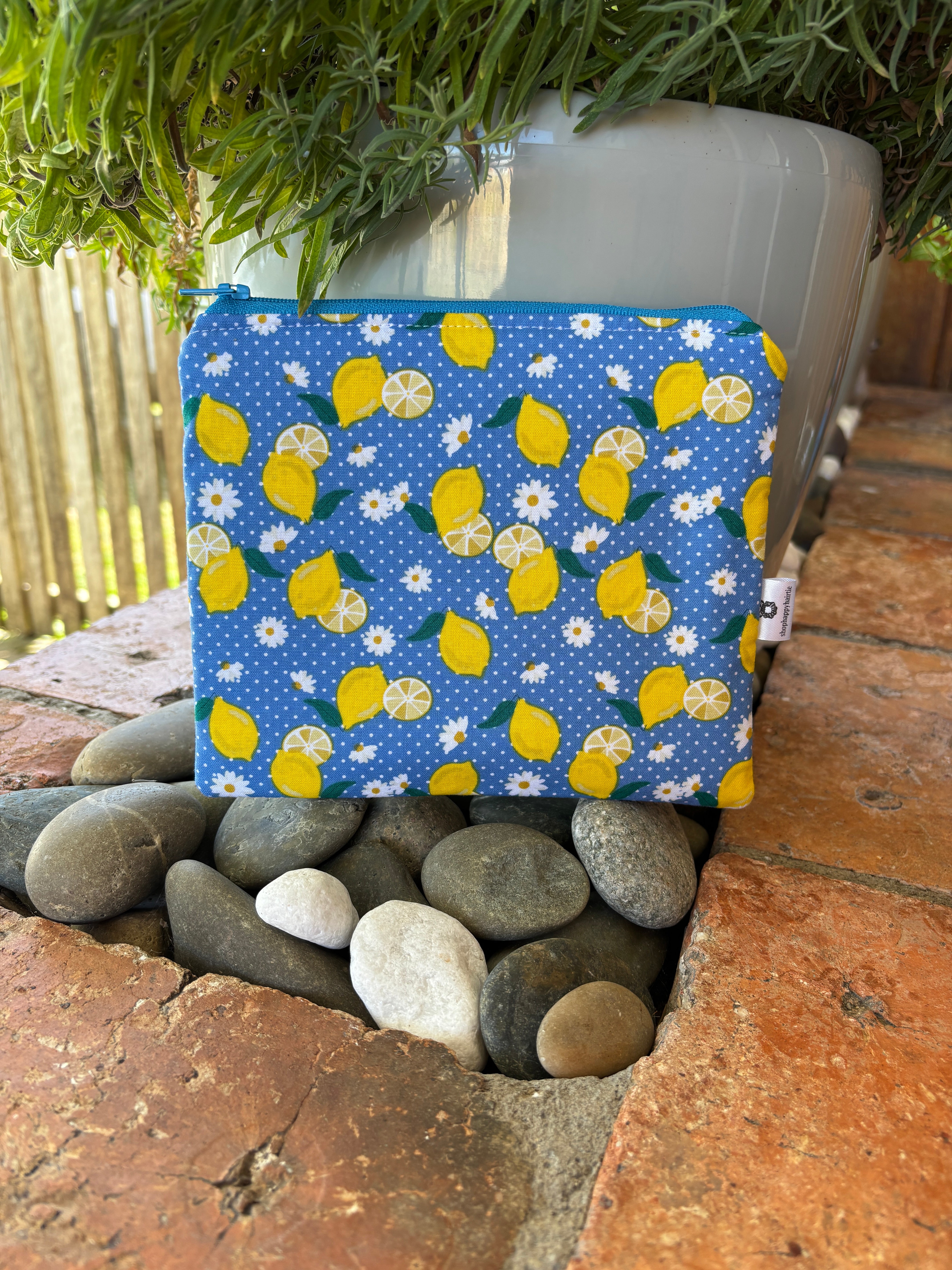 Medium & Large Handmade Fabric Zipper Pouches – Makeup & Travel Organiser