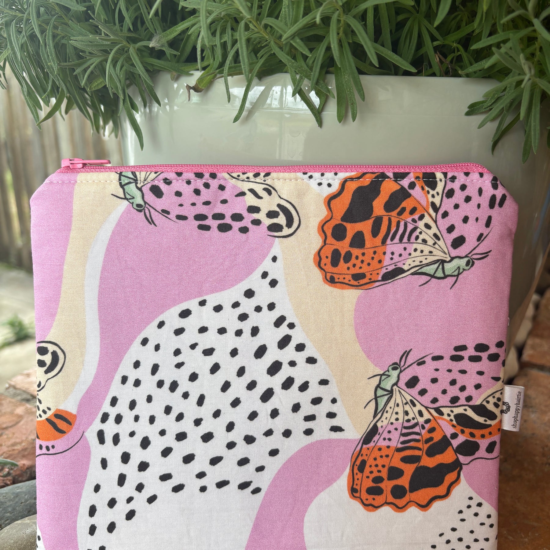Medium & Large Handmade Fabric Zipper Pouches – Makeup & Travel Organiser
