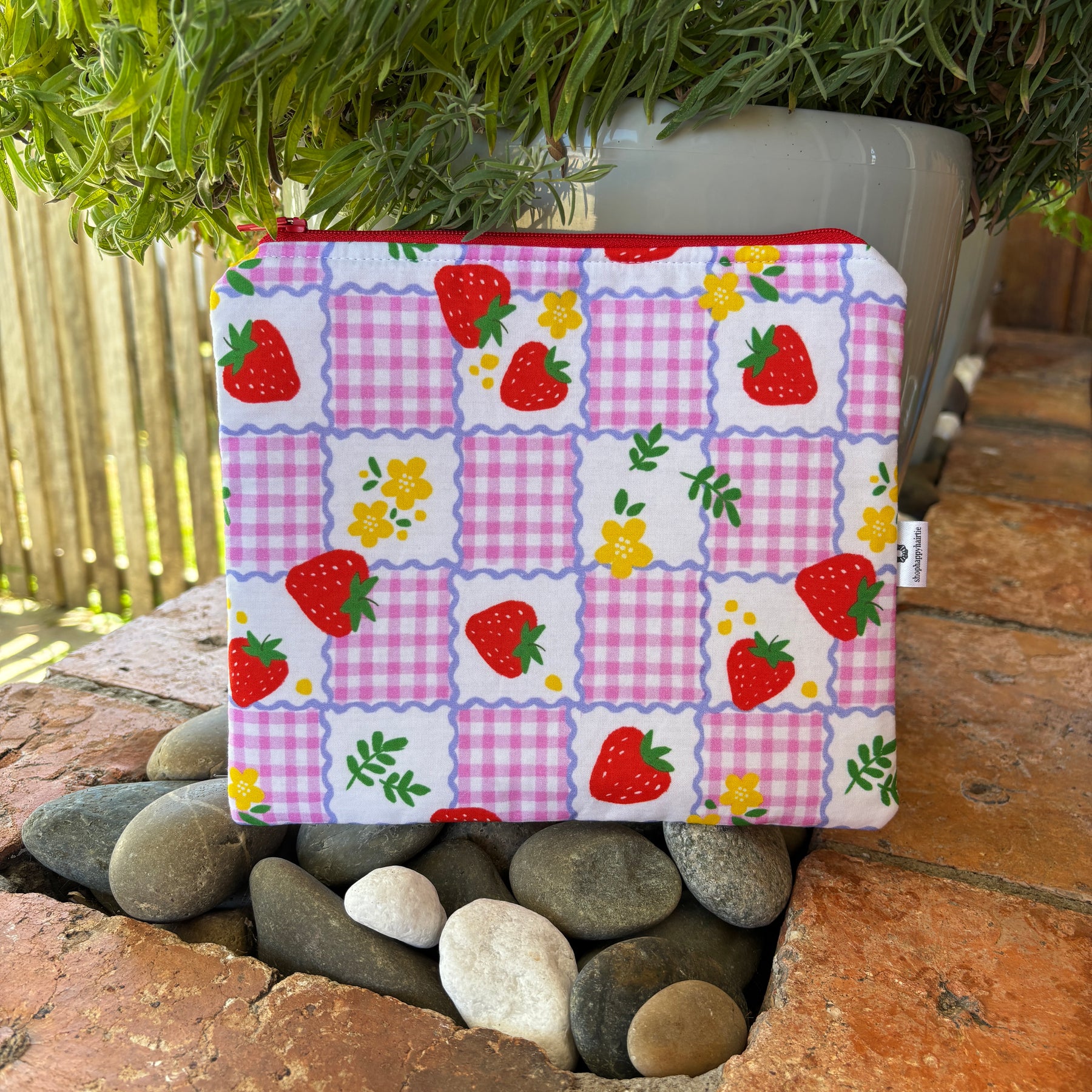 Medium & Large Handmade Fabric Zipper Pouches – Makeup & Travel Organiser