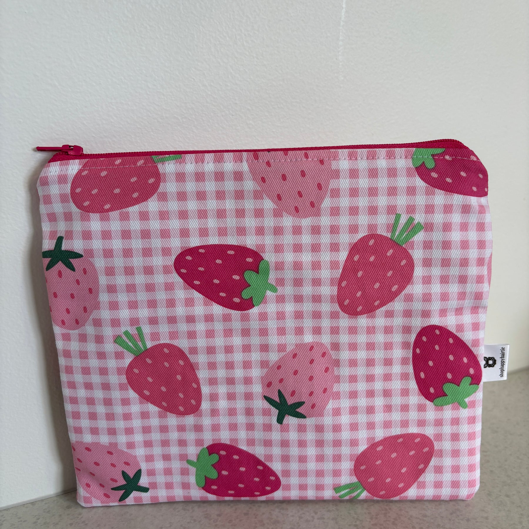 Medium & Large Handmade Fabric Zipper Pouches – Makeup & Travel Organiser