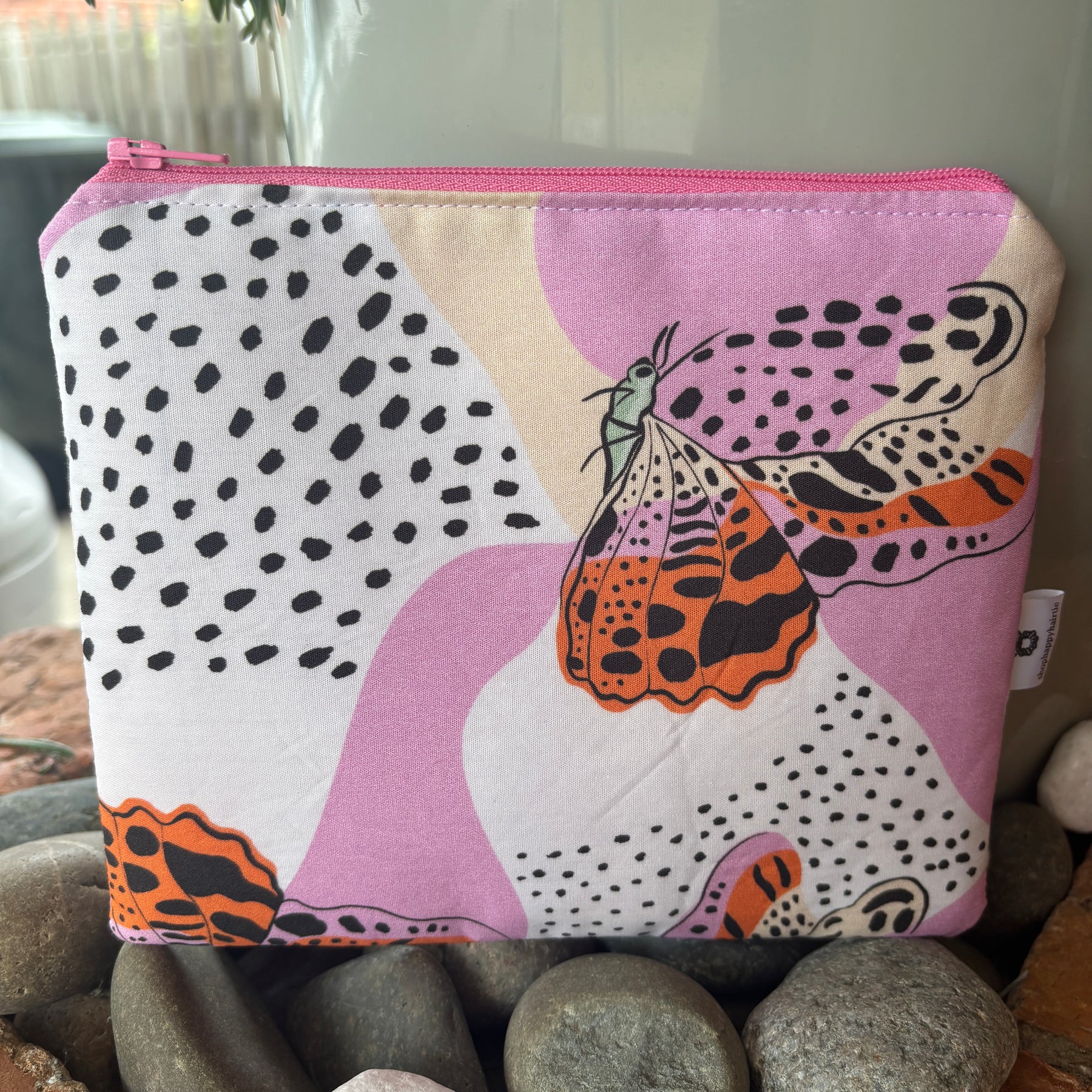 Medium & Large Handmade Fabric Zipper Pouches – Makeup & Travel Organiser