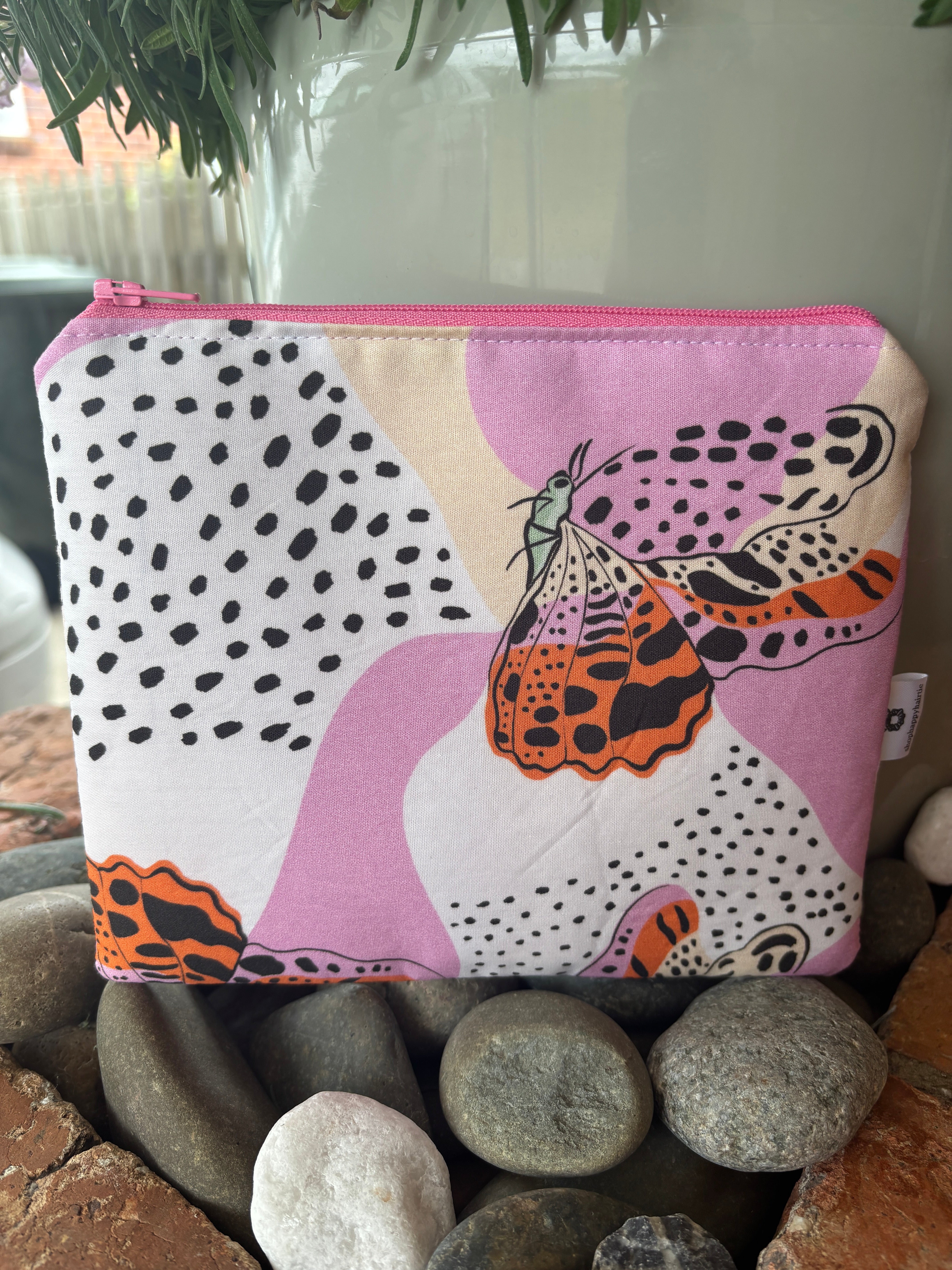 Medium & Large Handmade Fabric Zipper Pouches – Makeup & Travel Organiser