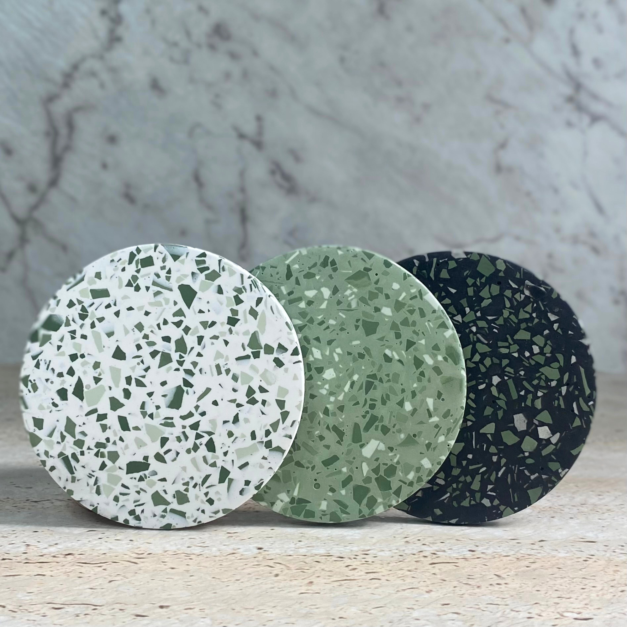 Mini and Large Round Bowls | Terrazzo decor collection