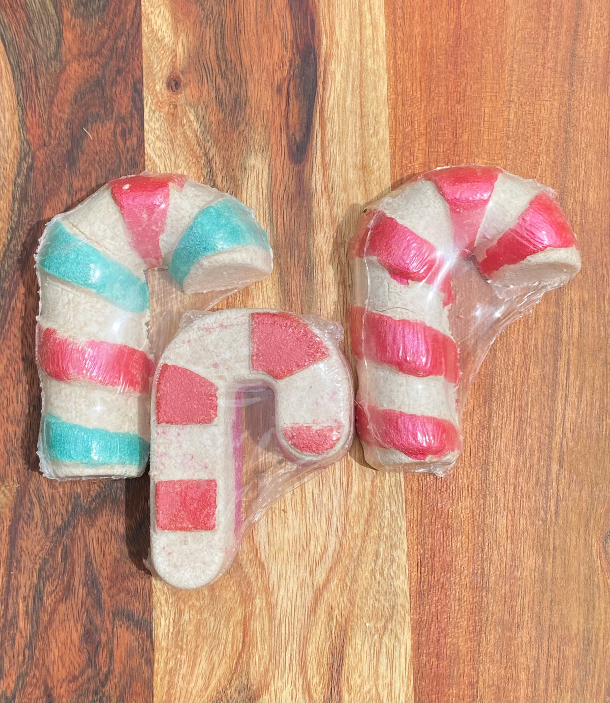 Candy Cane Bath Bombs