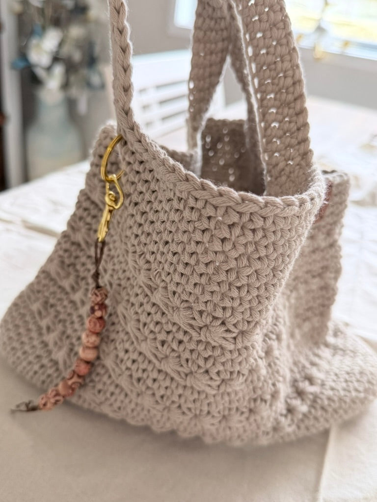 #111 Star Handbag with Beaded keychain