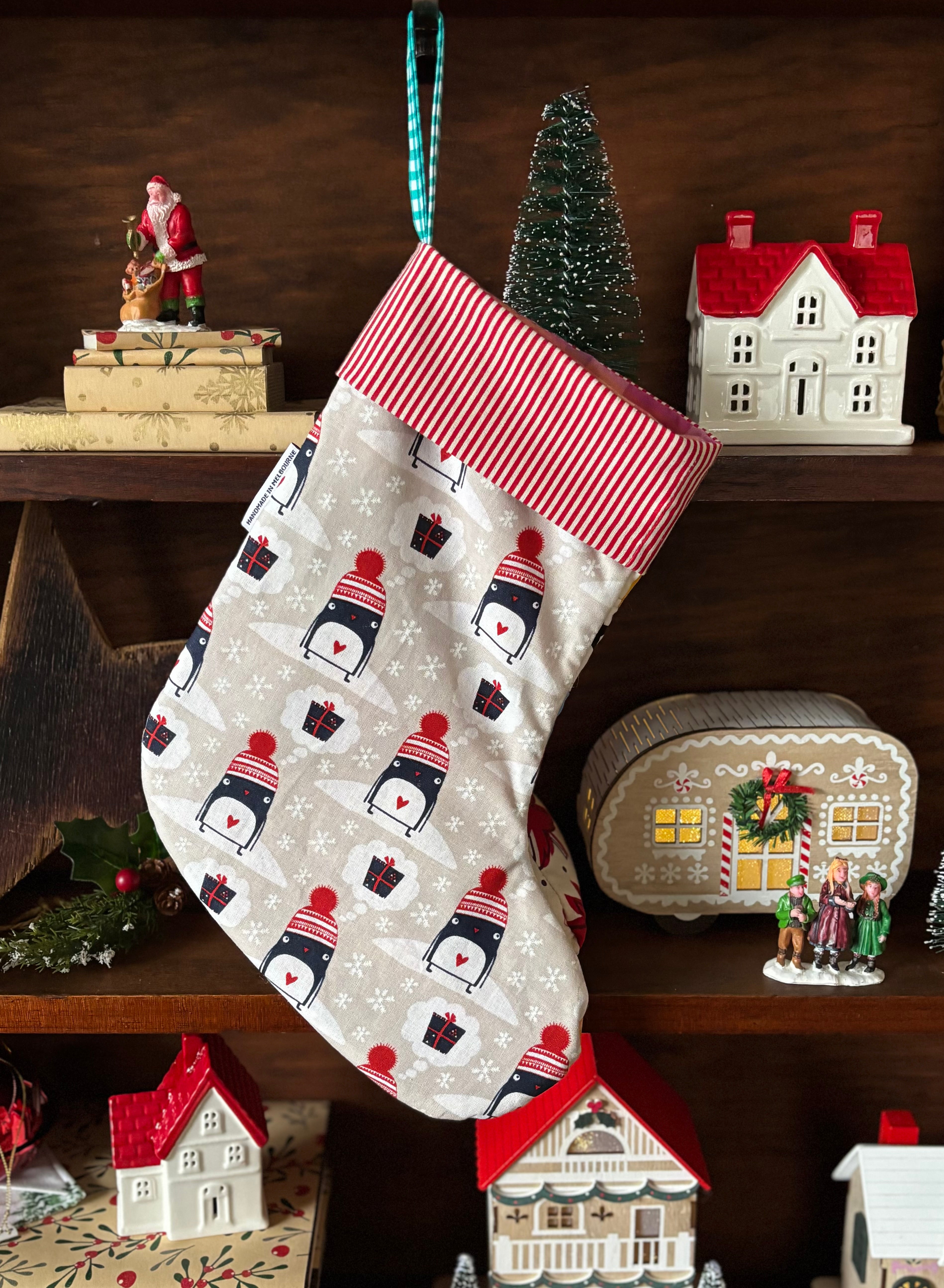 Christmas Santa Stocking Small Size