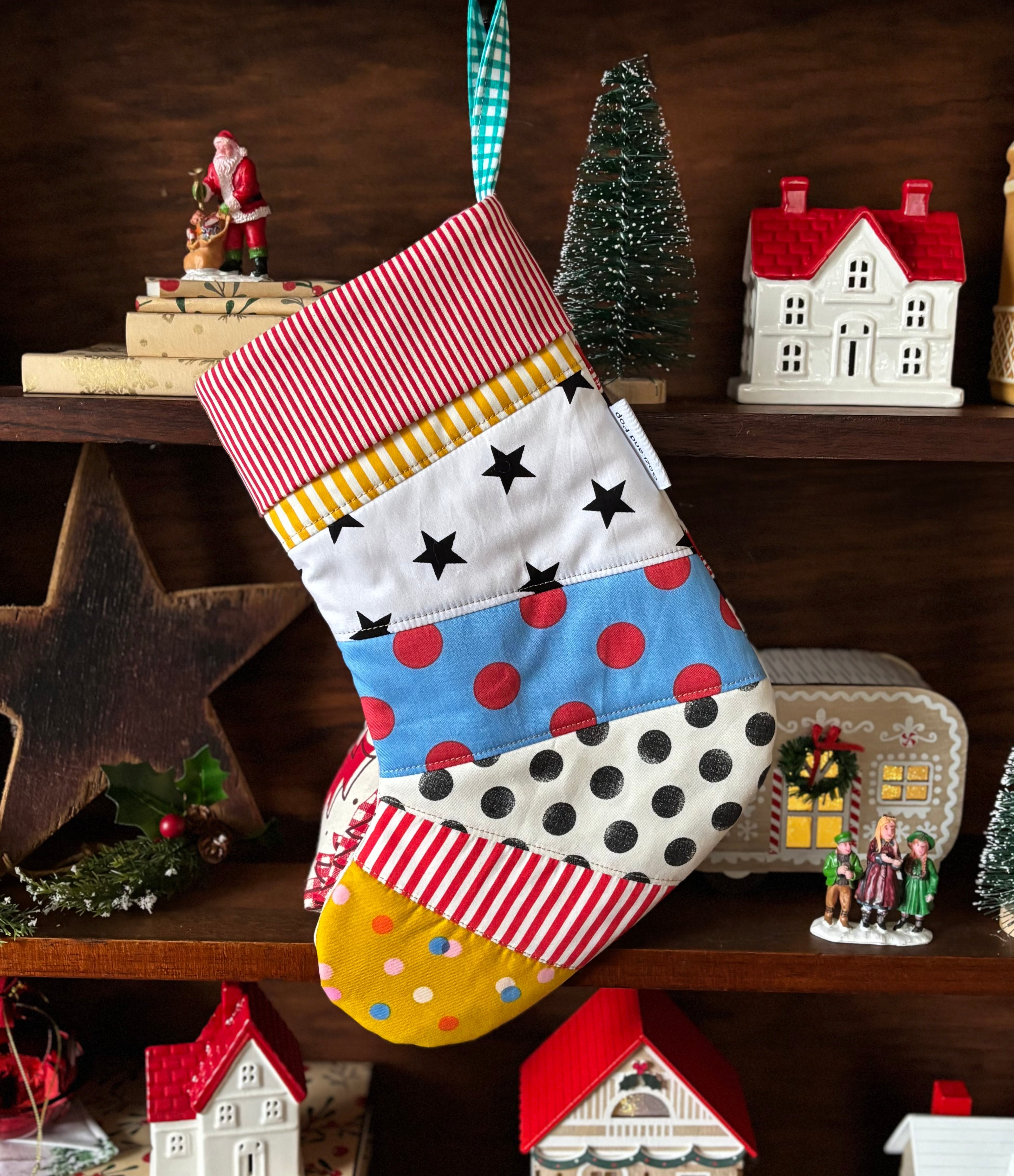 Christmas Santa Stocking Small Size