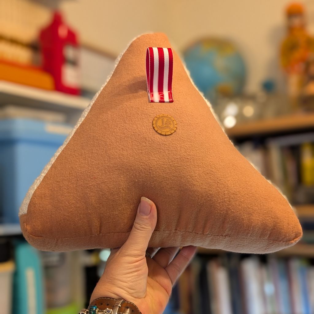 Gingerbread House Christmas Cushion