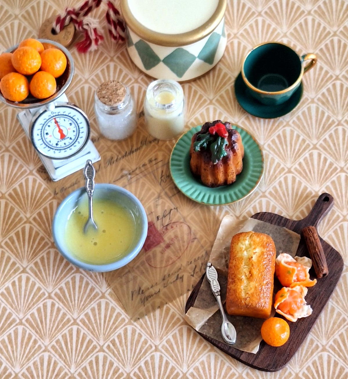 ORANGE POUND CAKE SET