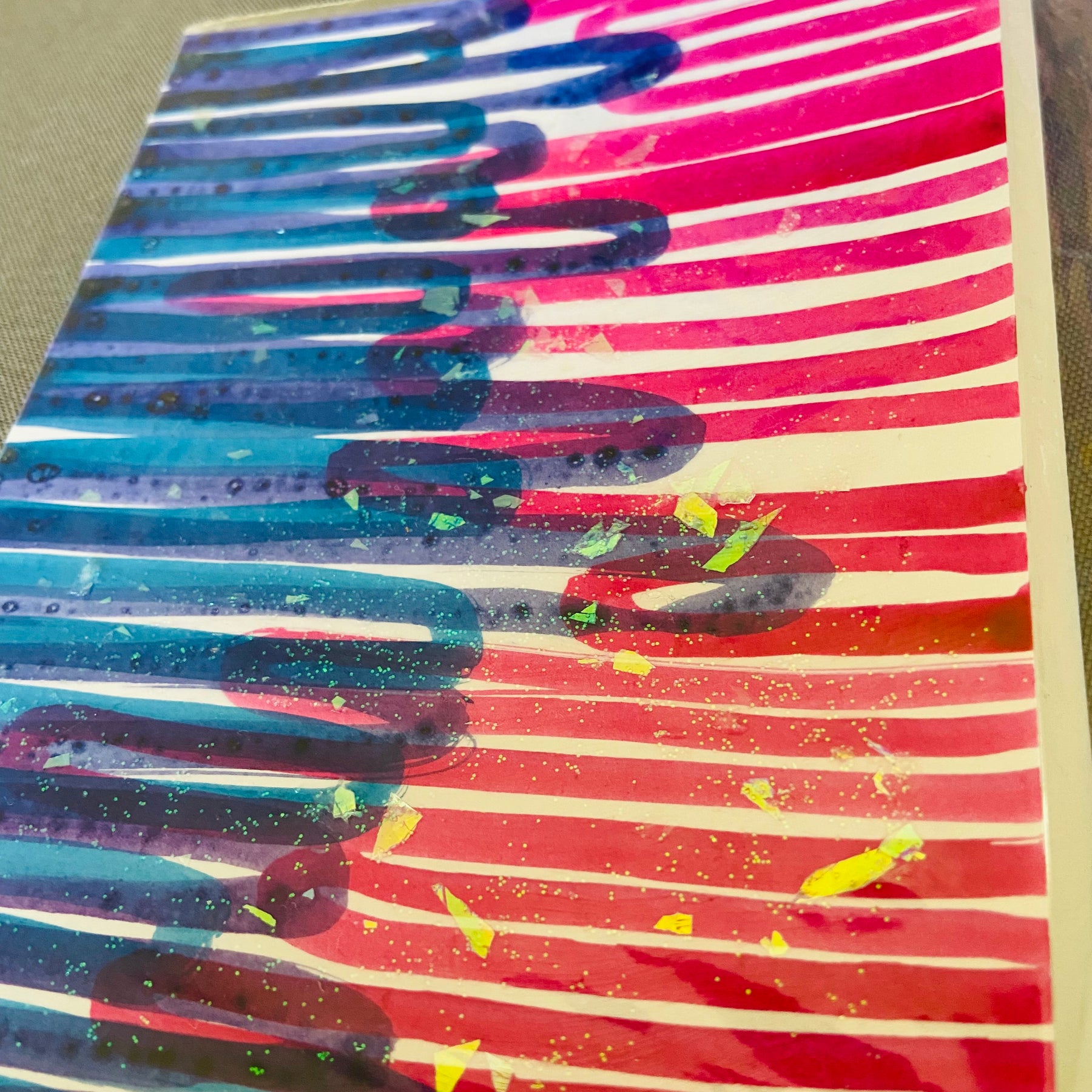 Hand Painted Greeting Cards: 5-pack