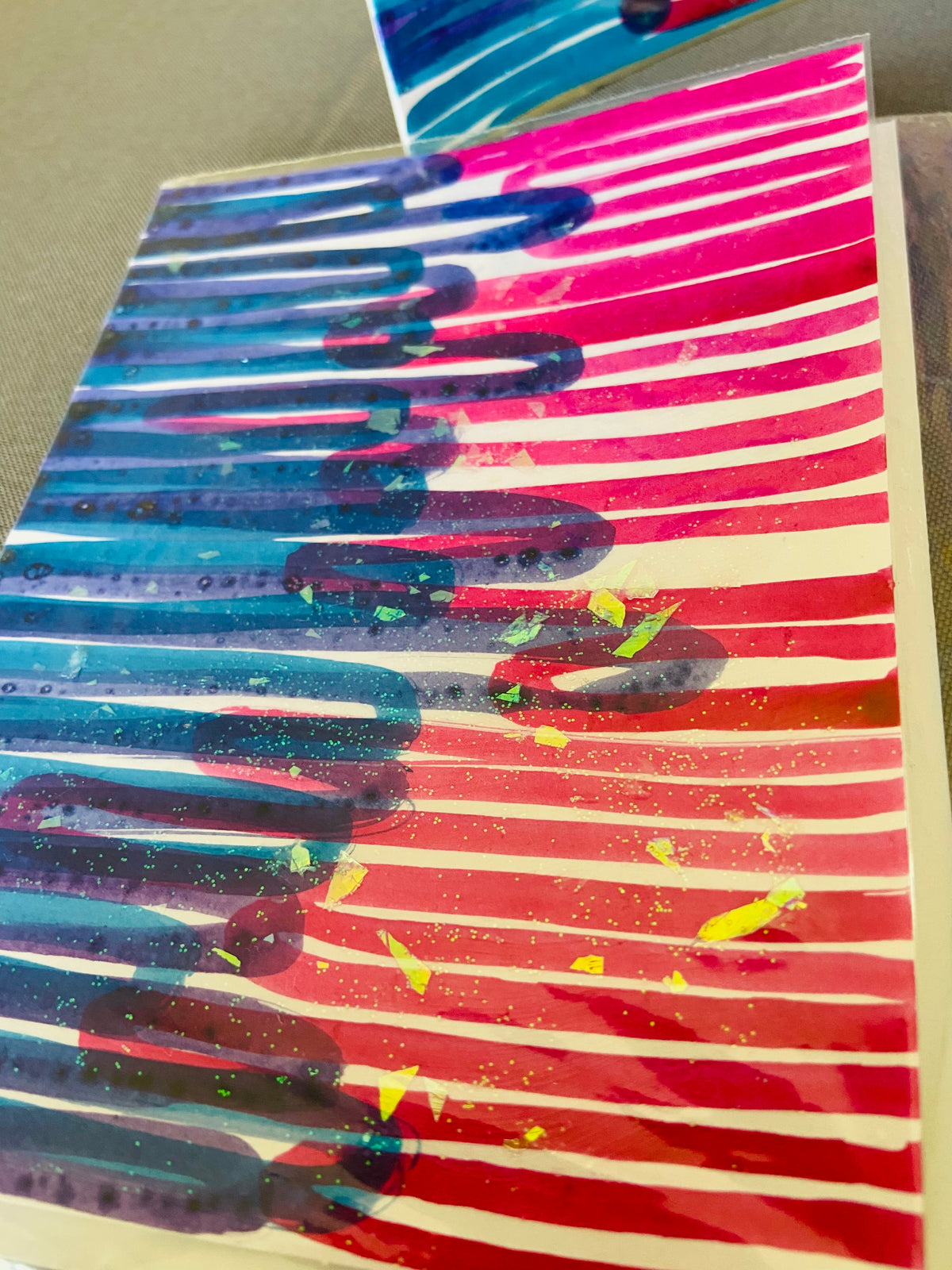 Hand Painted Greeting Cards: 5-pack
