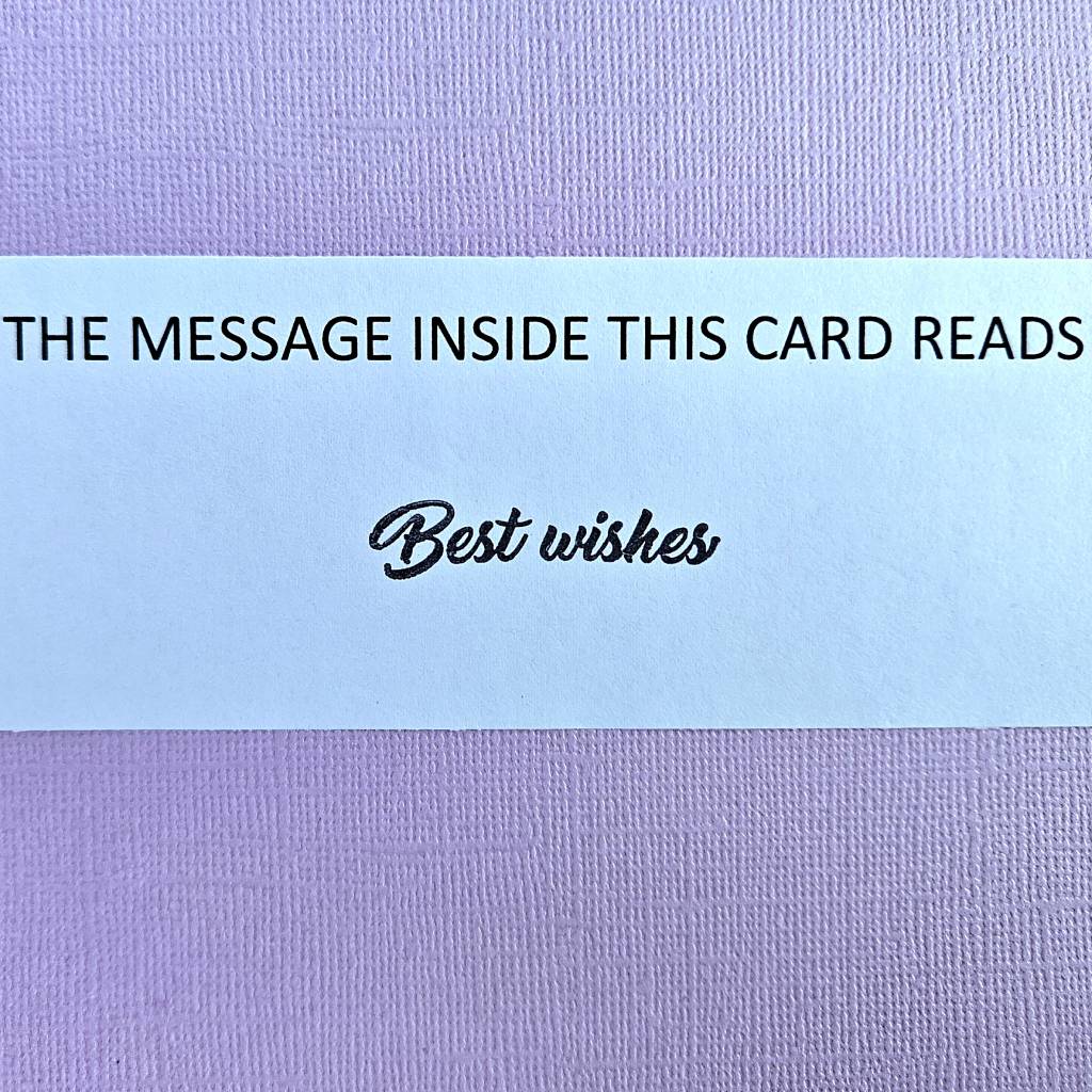 "Happy birthday", simple & elegant, birthday card