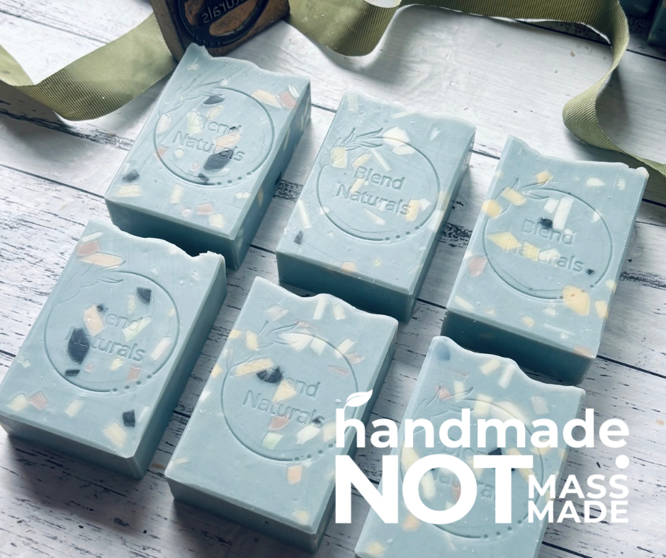 Handcrafted Natural Soap | Terrazzo Blue