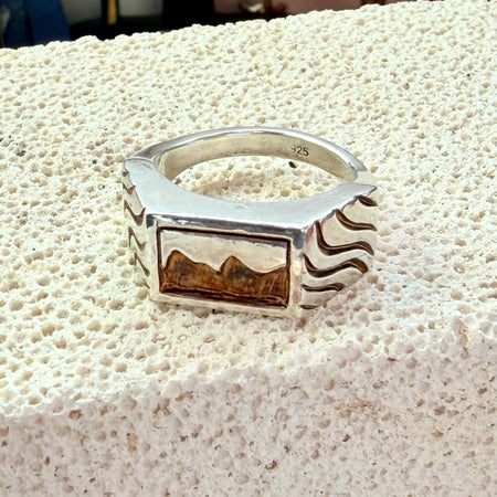 Mountain Waves Sterling Silver Ring