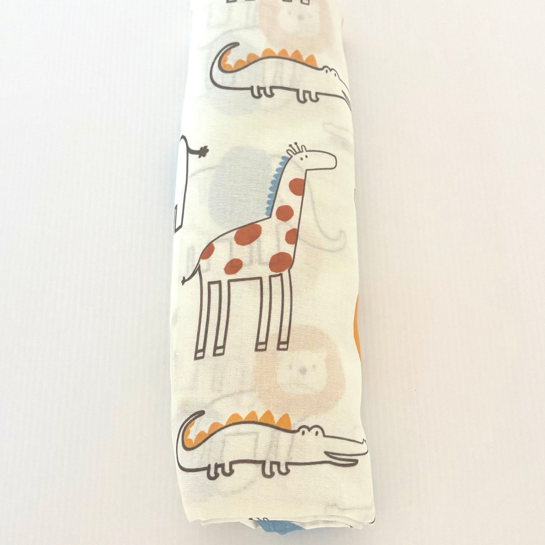 Muslin Baby Wrap/Swaddle - Zoo Friends