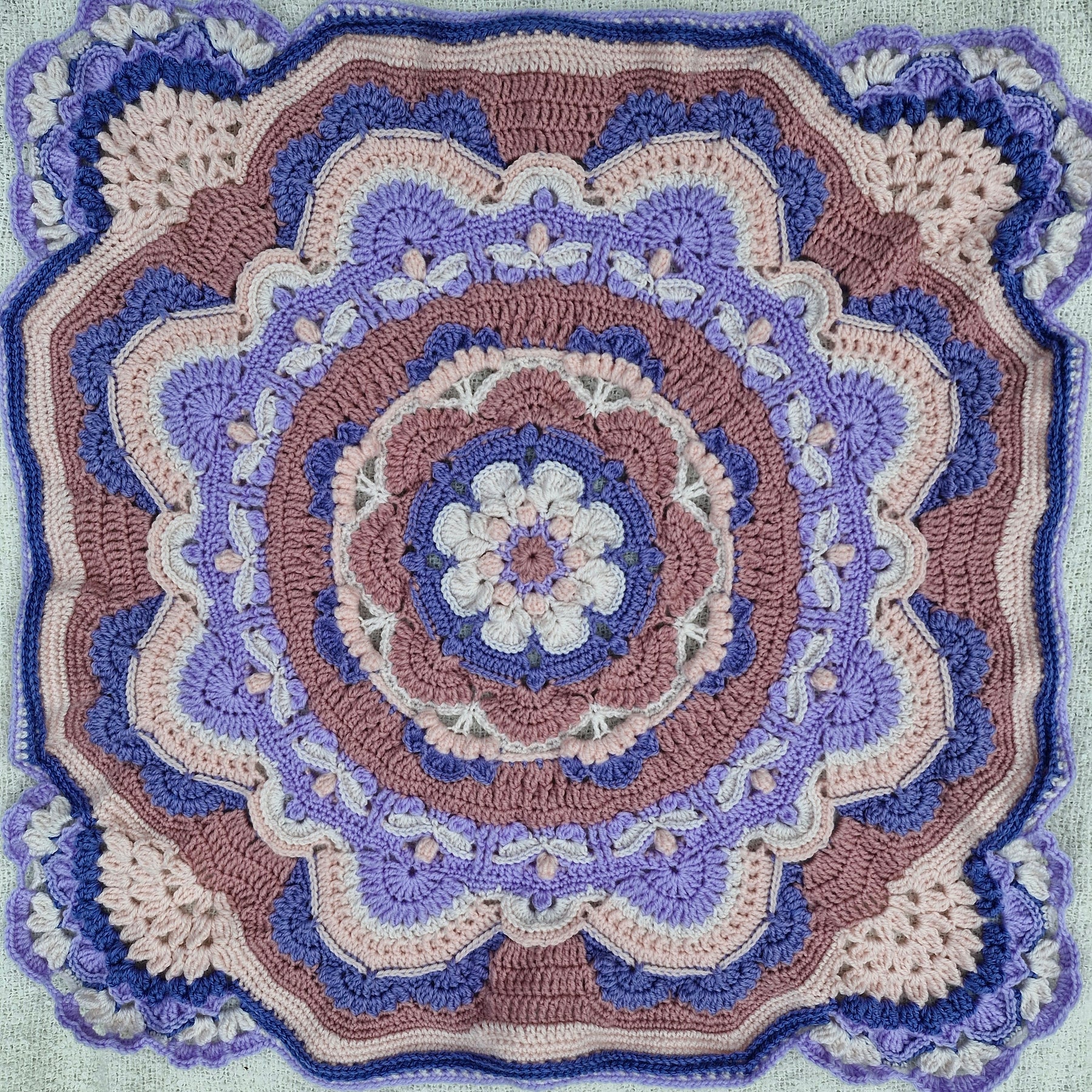 Nostalgic Heirloom inspired elegant Handcrafted Baby Blanket
