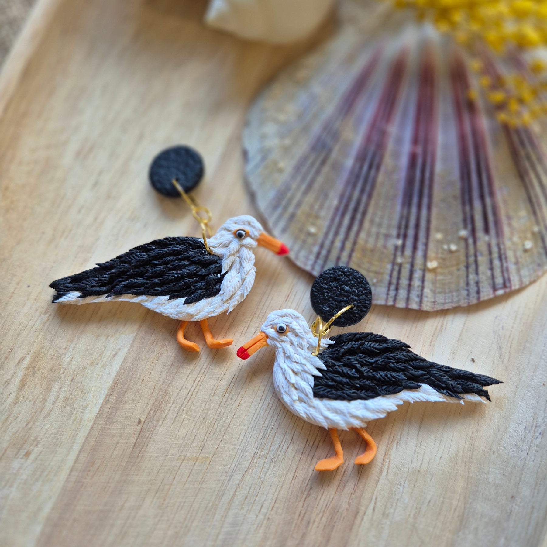 Seagull Dangle Earrings