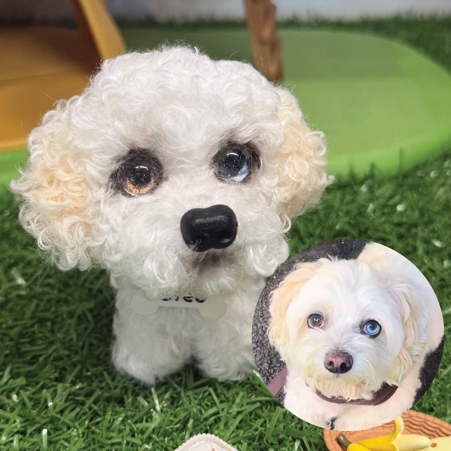 Custom Dog Replica from Photo, Poseable Art Doll, Pet Memorial Keepsake - Handmade Soft Sculpture, Personalised Plushie Ornament