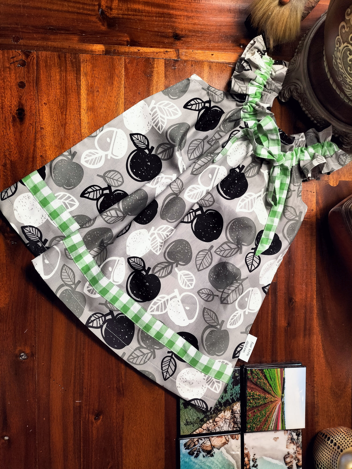 Fresh Fruit Print & Sweet Gingham Details