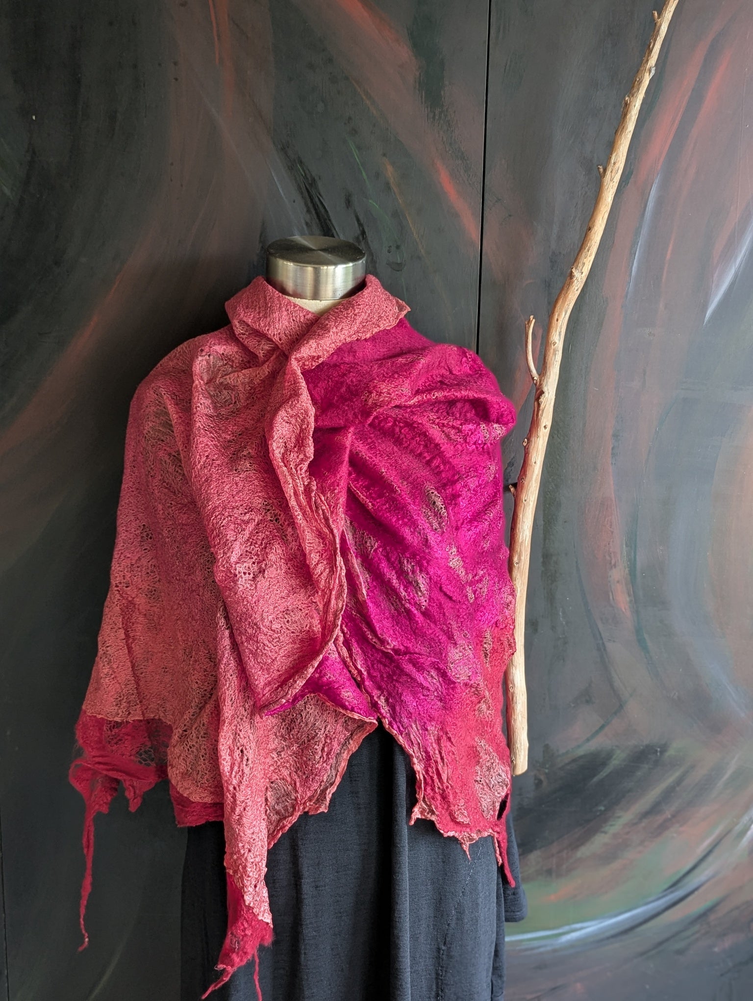 Shawl-Nuno Felt-Kiss Me-Merino and Silk