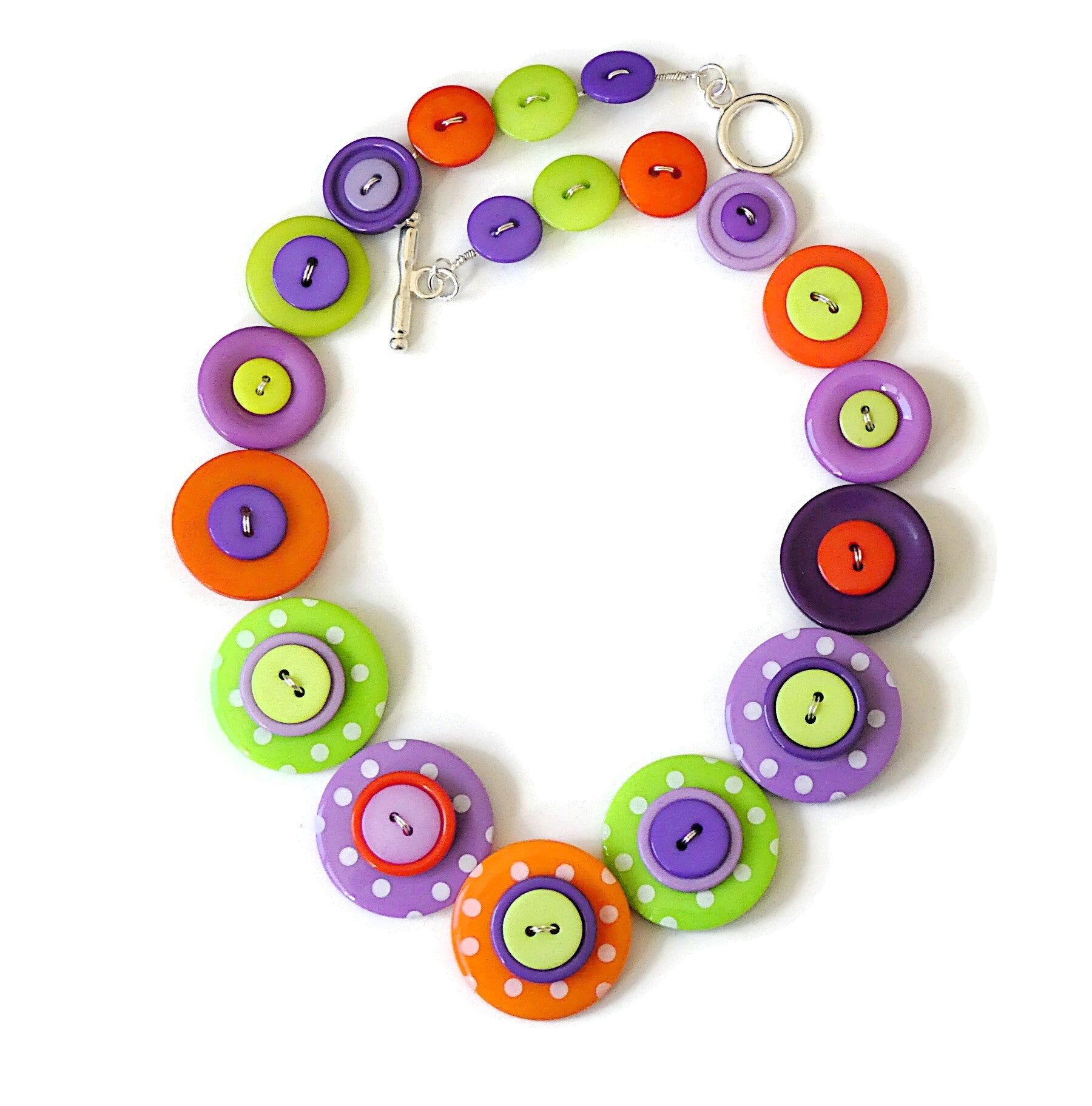 Button necklace - Tutti Frutti