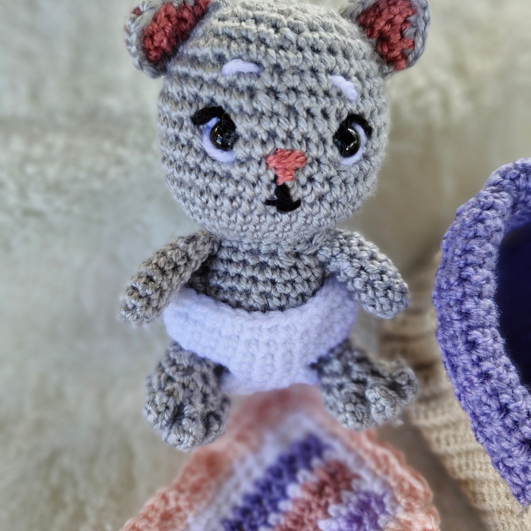 Cuteness Overload: Handmade Crochet Baby Kitten Set
