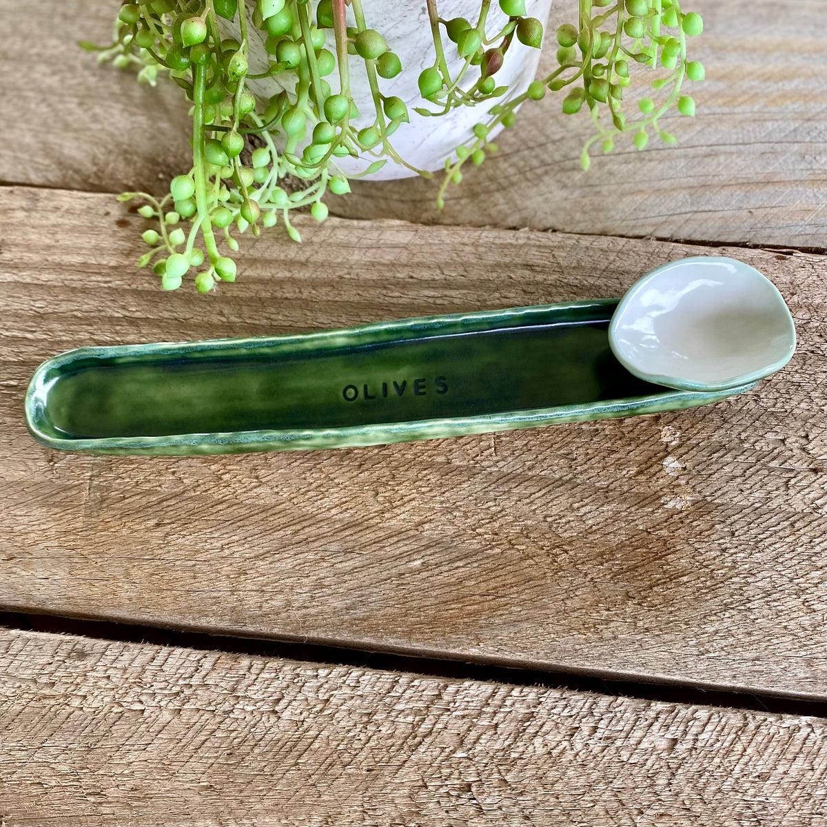 Olive & Earth — Handmade Ceramic Olive Boats