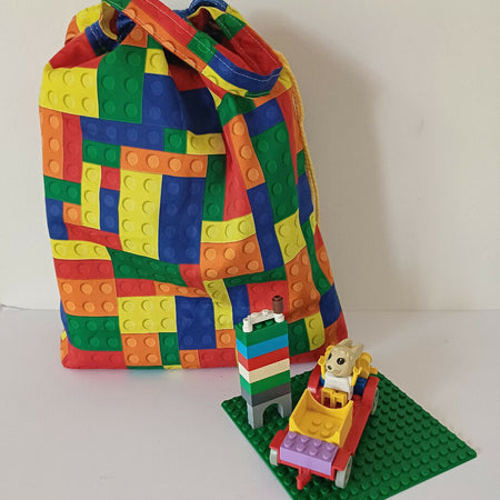 Lego Drawstring Bag - Water Resistant Lining