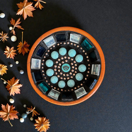 Mosaic DIY Kit. Bee/Butterfly Bath.