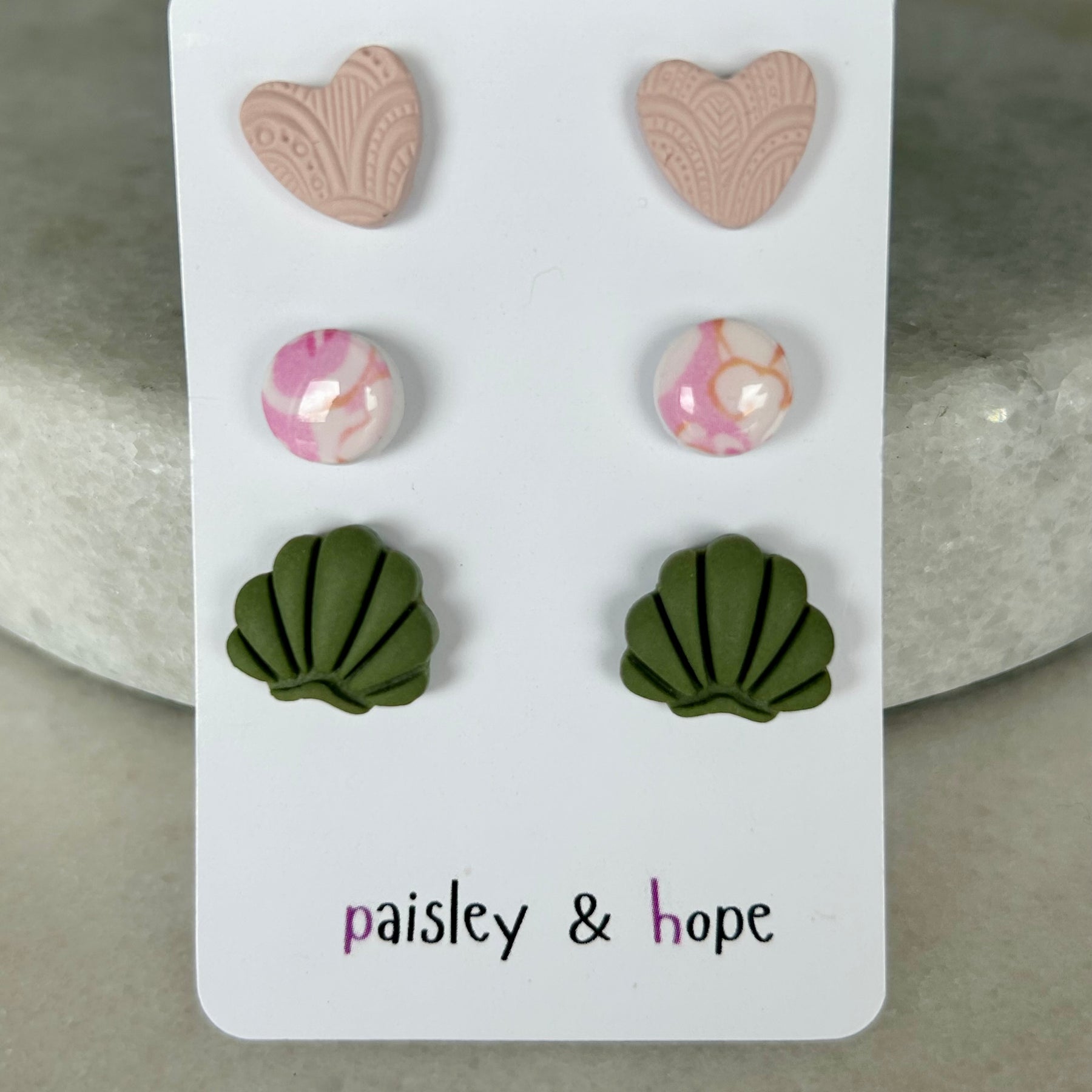 Polymer Clay Stud Pack - Choose design