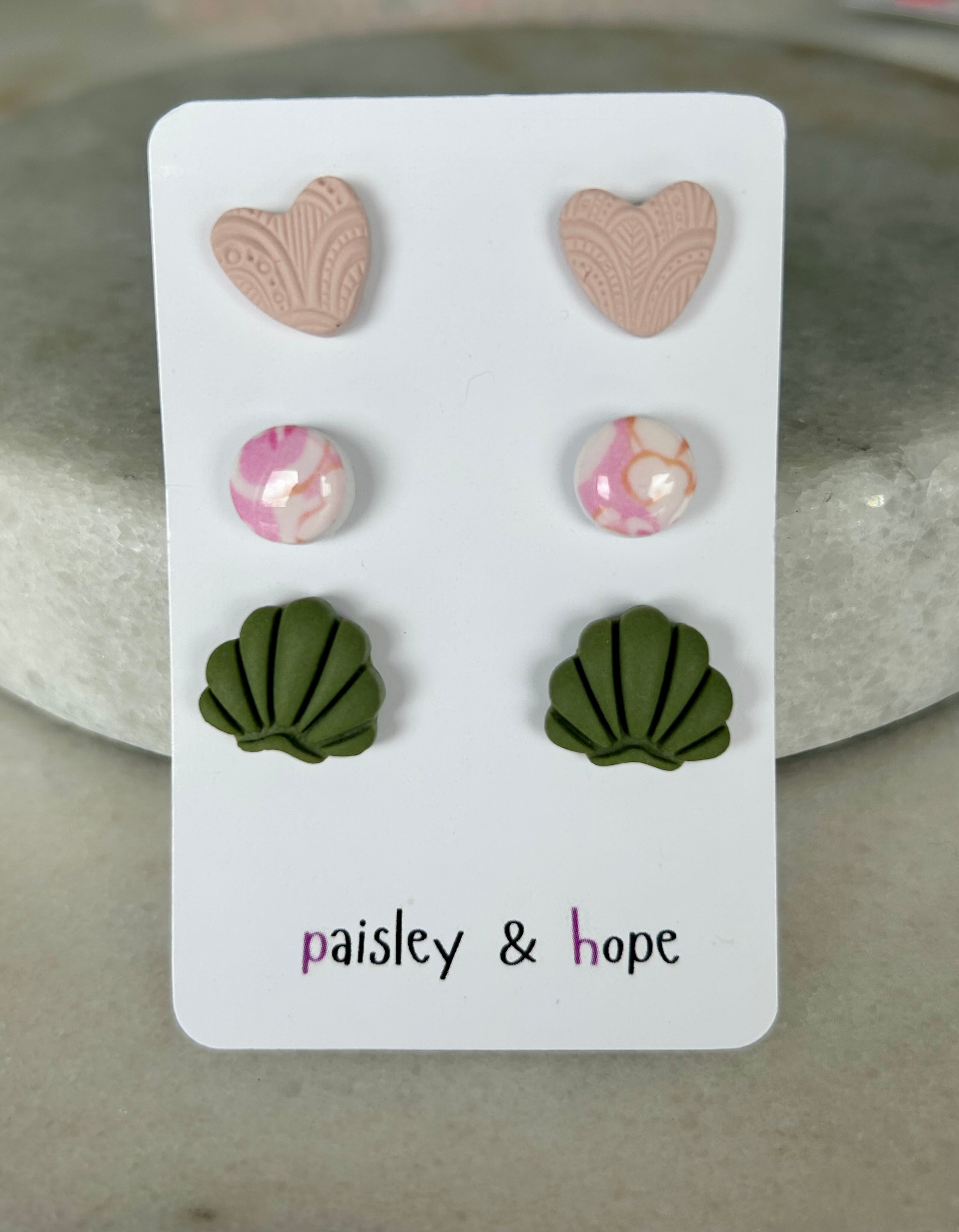 Polymer Clay Stud Pack - Choose design