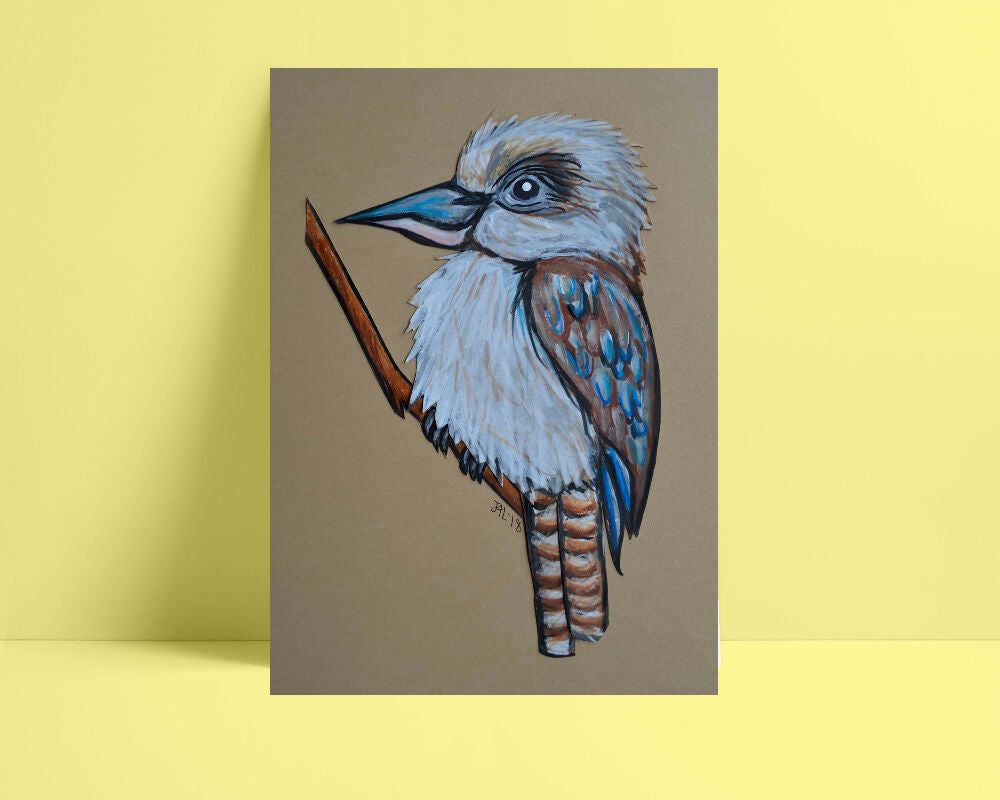 Kookaburra Print A3