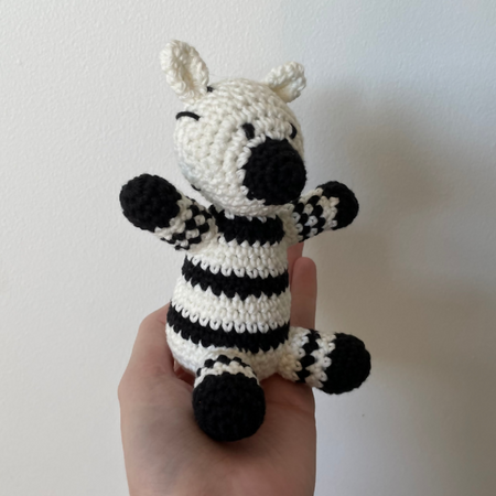 Mini Zebra | Handmade Crochet Toy