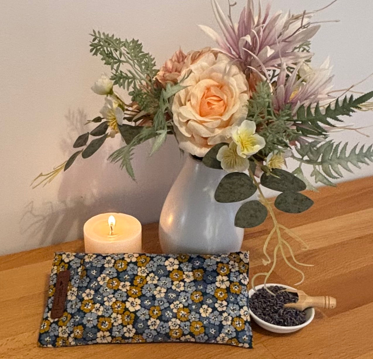 Lavender Eye Pillows with removable pillowcase