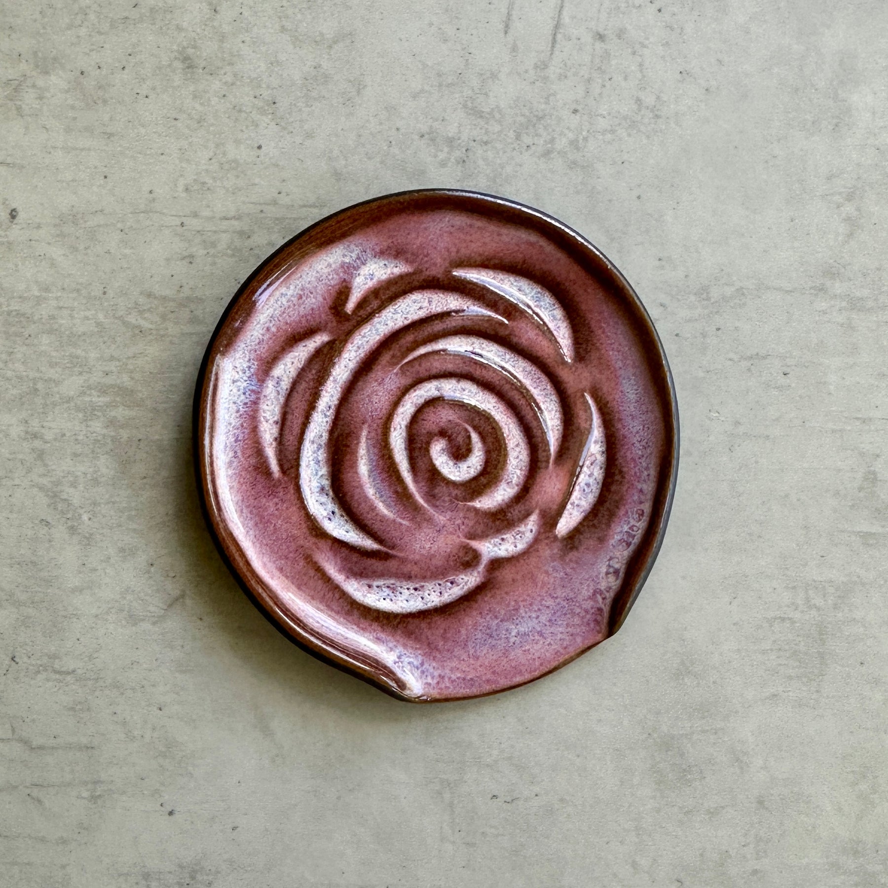 'BEST TEAS' TEASPOON REST I Black Clay