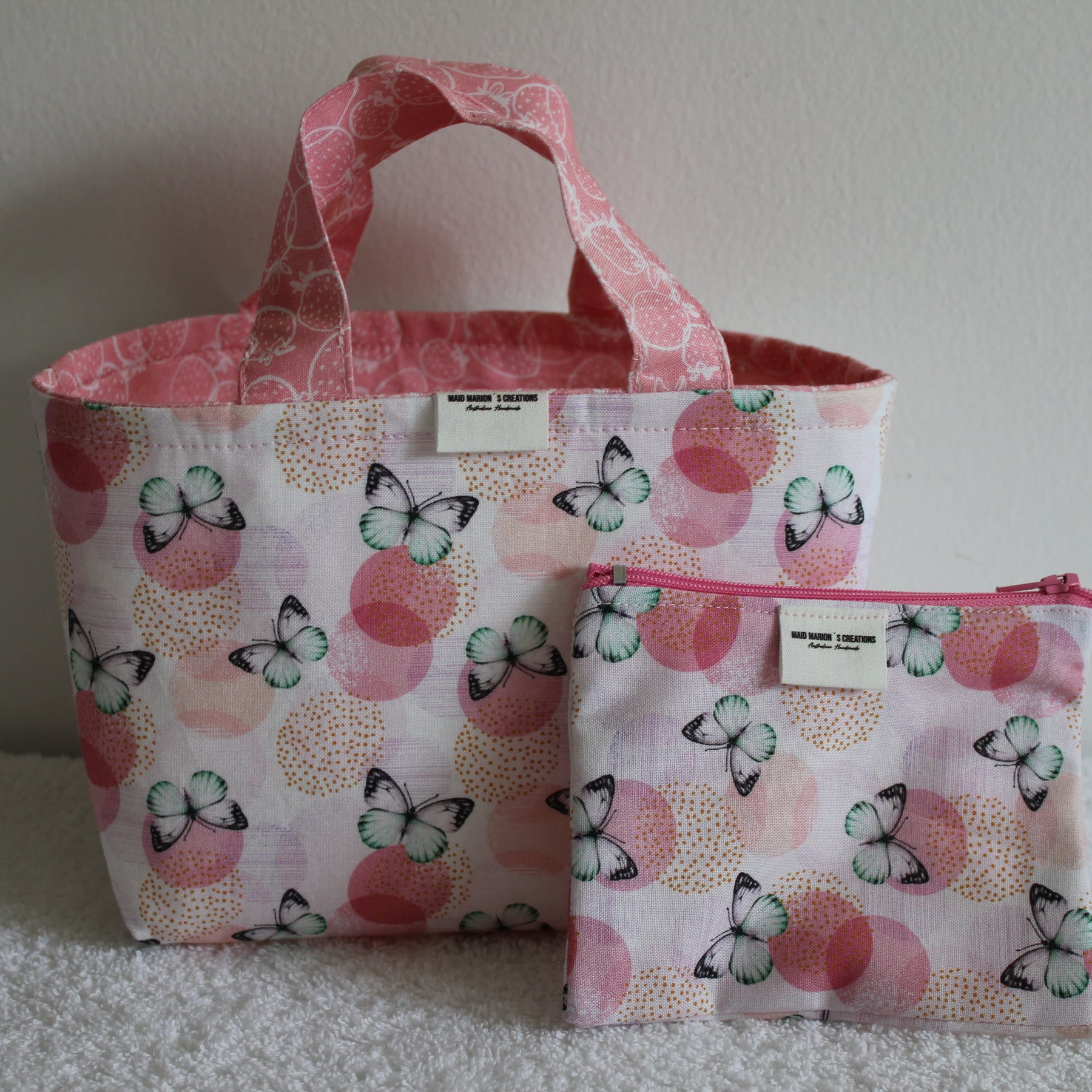 BUTTERFLIES - TINY TOTS TOTE BAG RANGE