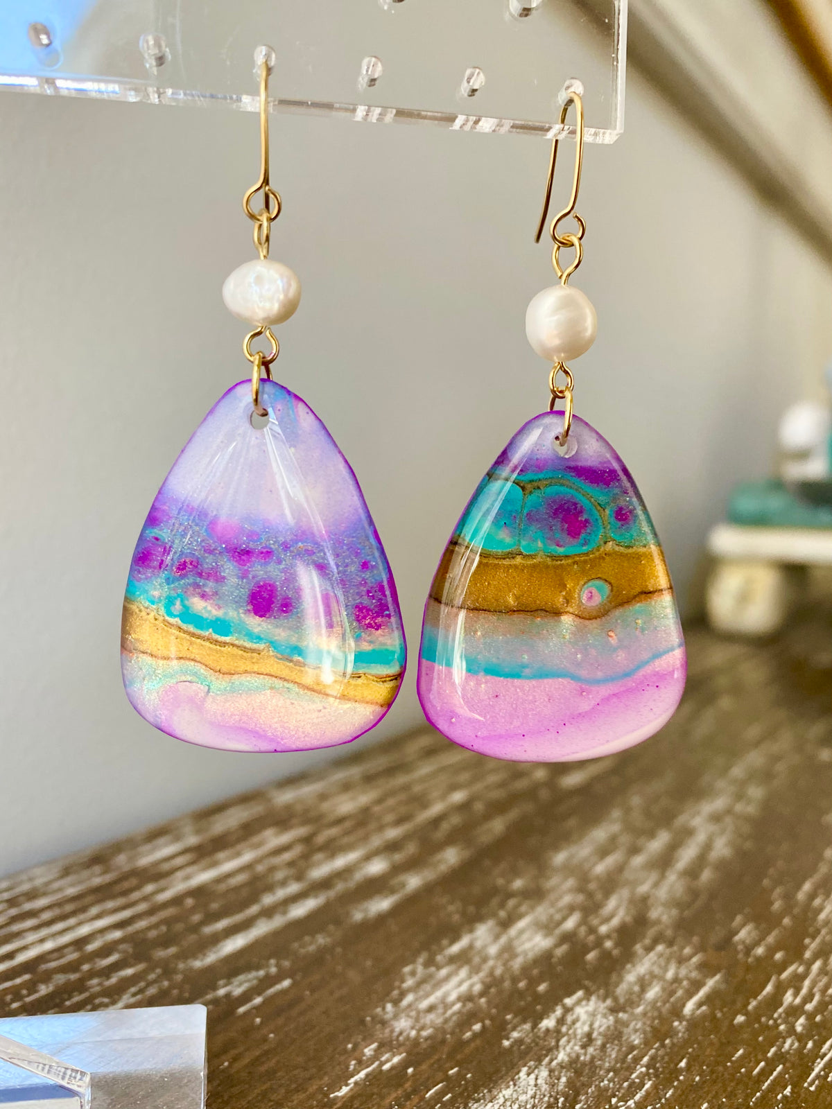 Freshwater Pearl Collection Dangle Earrings