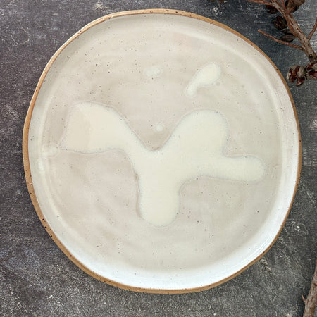 Handmade Ceramic Stoneware Dinner Plate (Organic Shape), 3 Sizes available
