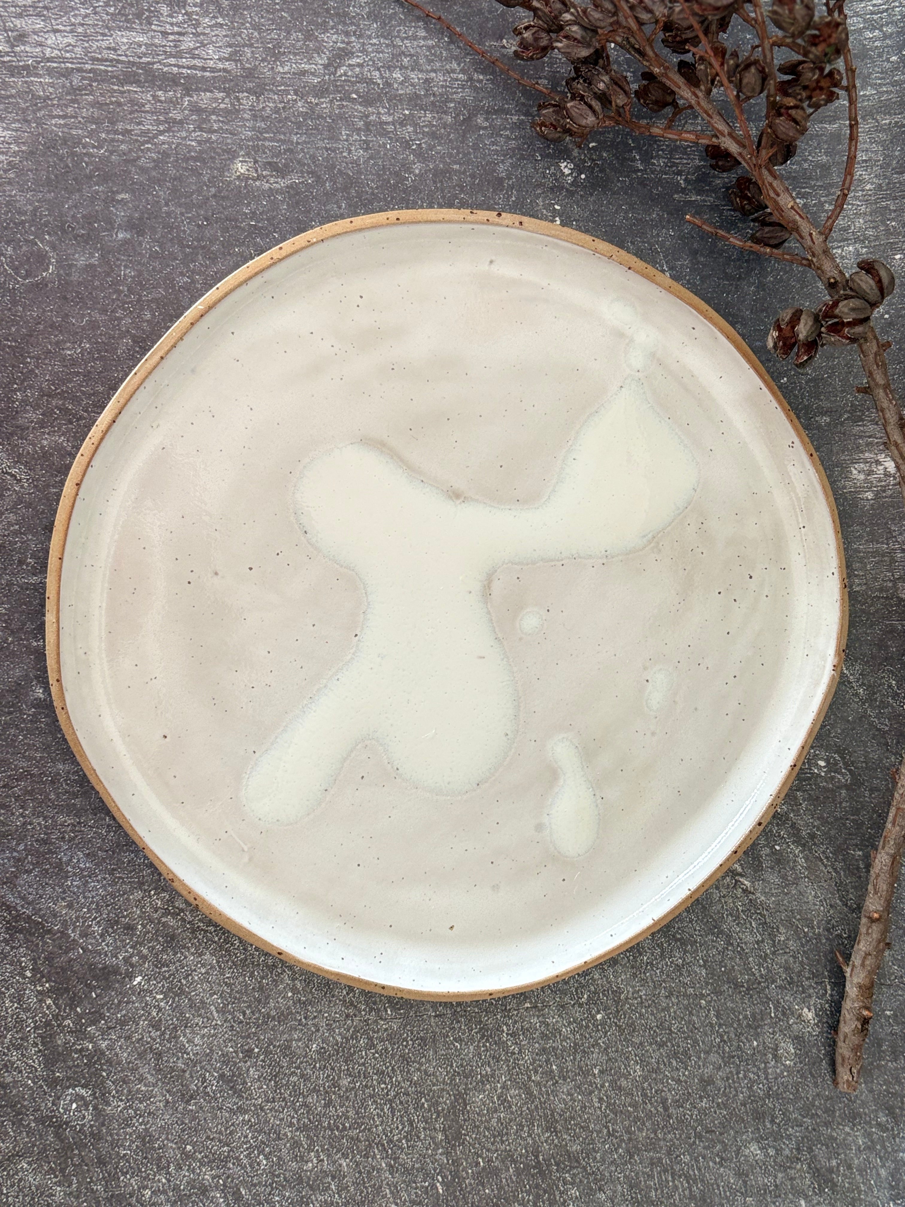 Handmade Ceramic Stoneware Dinner Plate (Organic Shape), 3 Sizes available