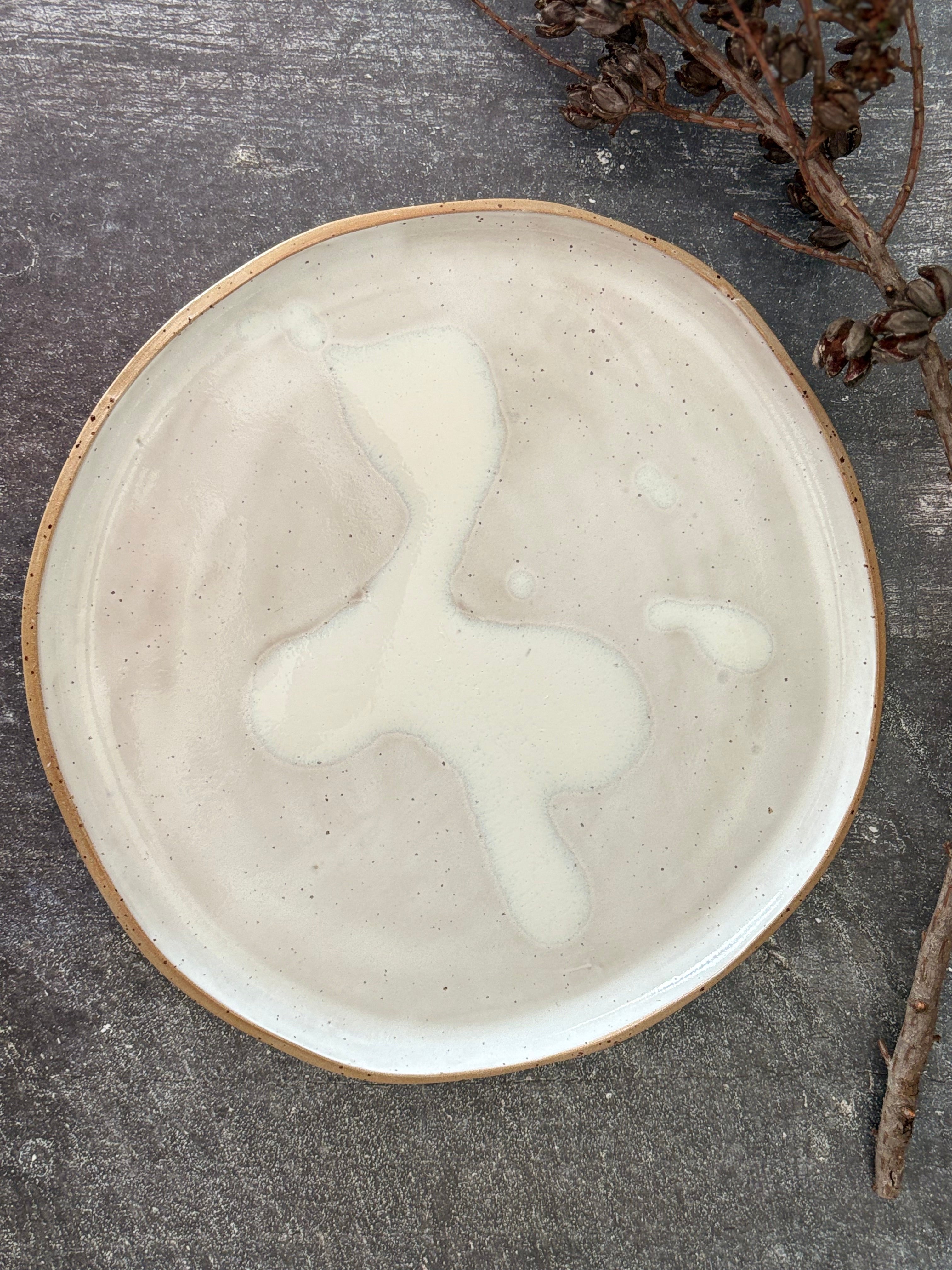 Handmade Ceramic Stoneware Dinner Plate (Organic Shape), 3 Sizes available